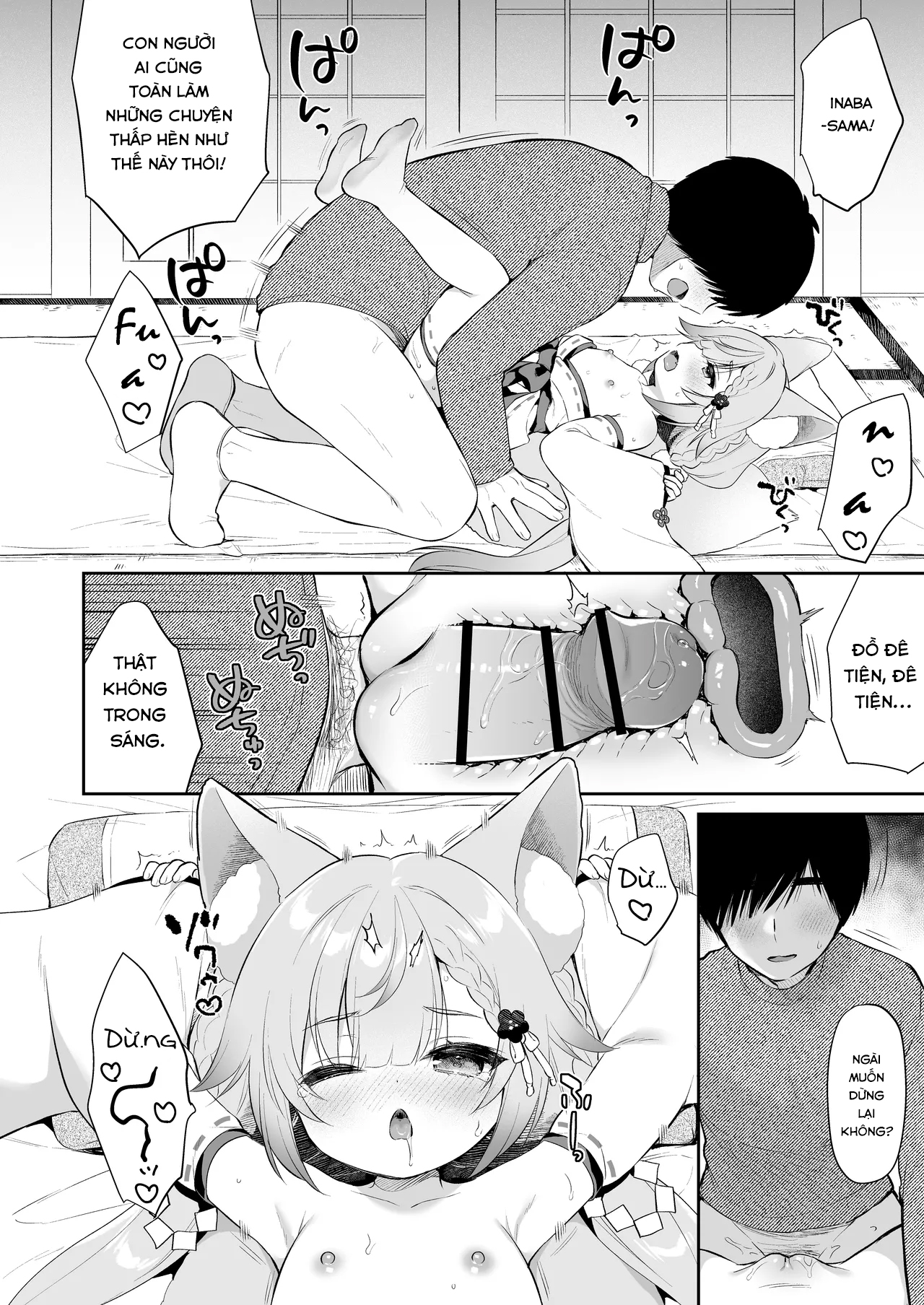HentaiVN.net - Ảnh 34 - Cầu xin ngài! Inaba-sama - Oneshot Ngọt