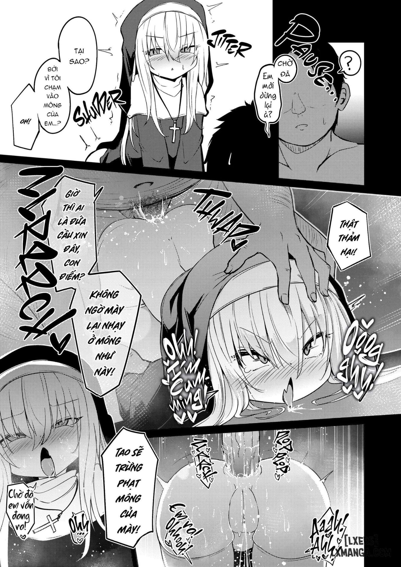 HentaiVN.net - Ảnh 32 - Naughty Little Nuns 1&2 [J18] - Chapter 2