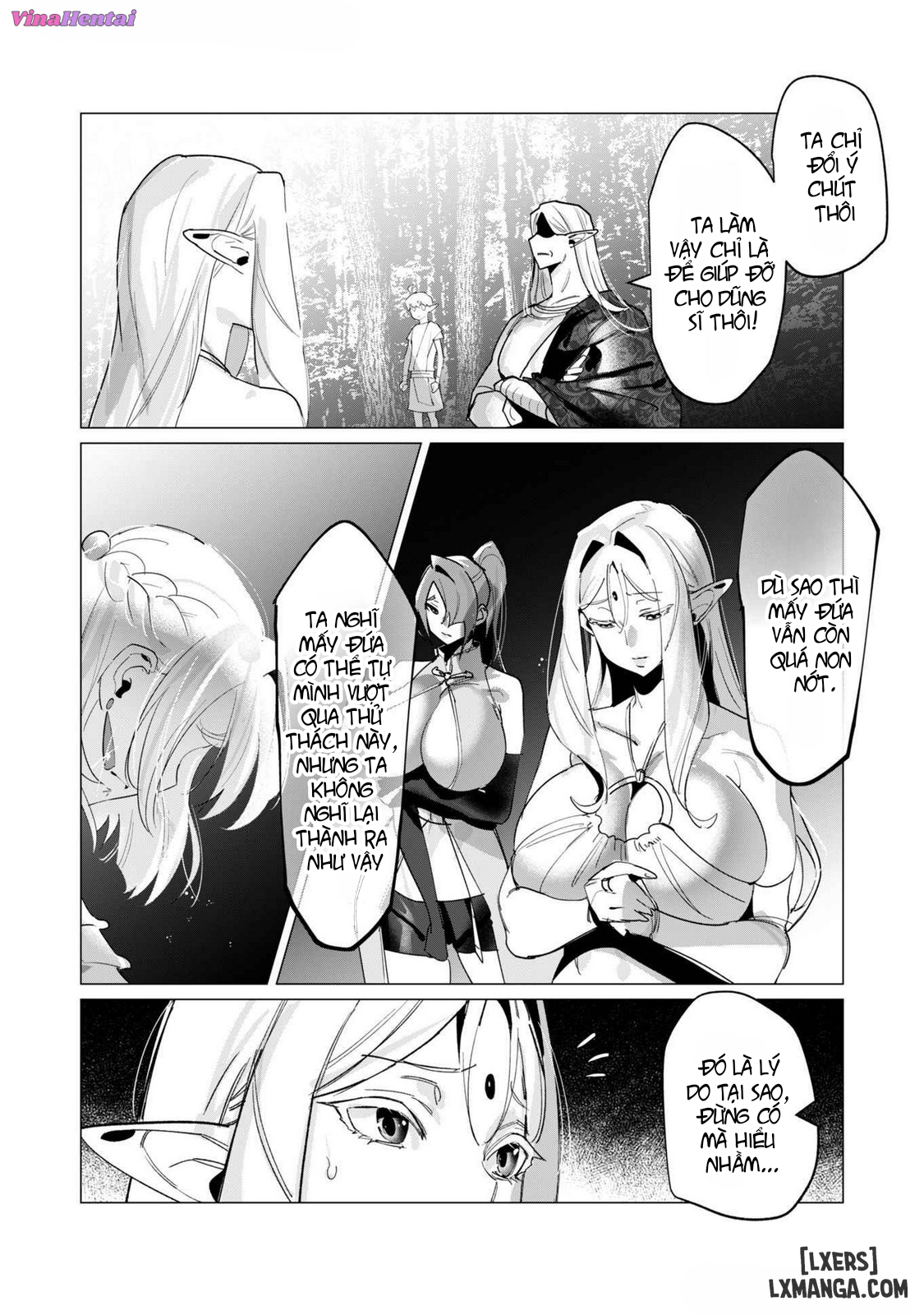 HentaiVN.net - Ảnh 33 - Vị Anh Hùng Muốn “Vợ Người Ta” Làm Phần Thưởng - Chap 16 : Dũng Sĩ và lời nguyền Dark Elf (Phần 3)