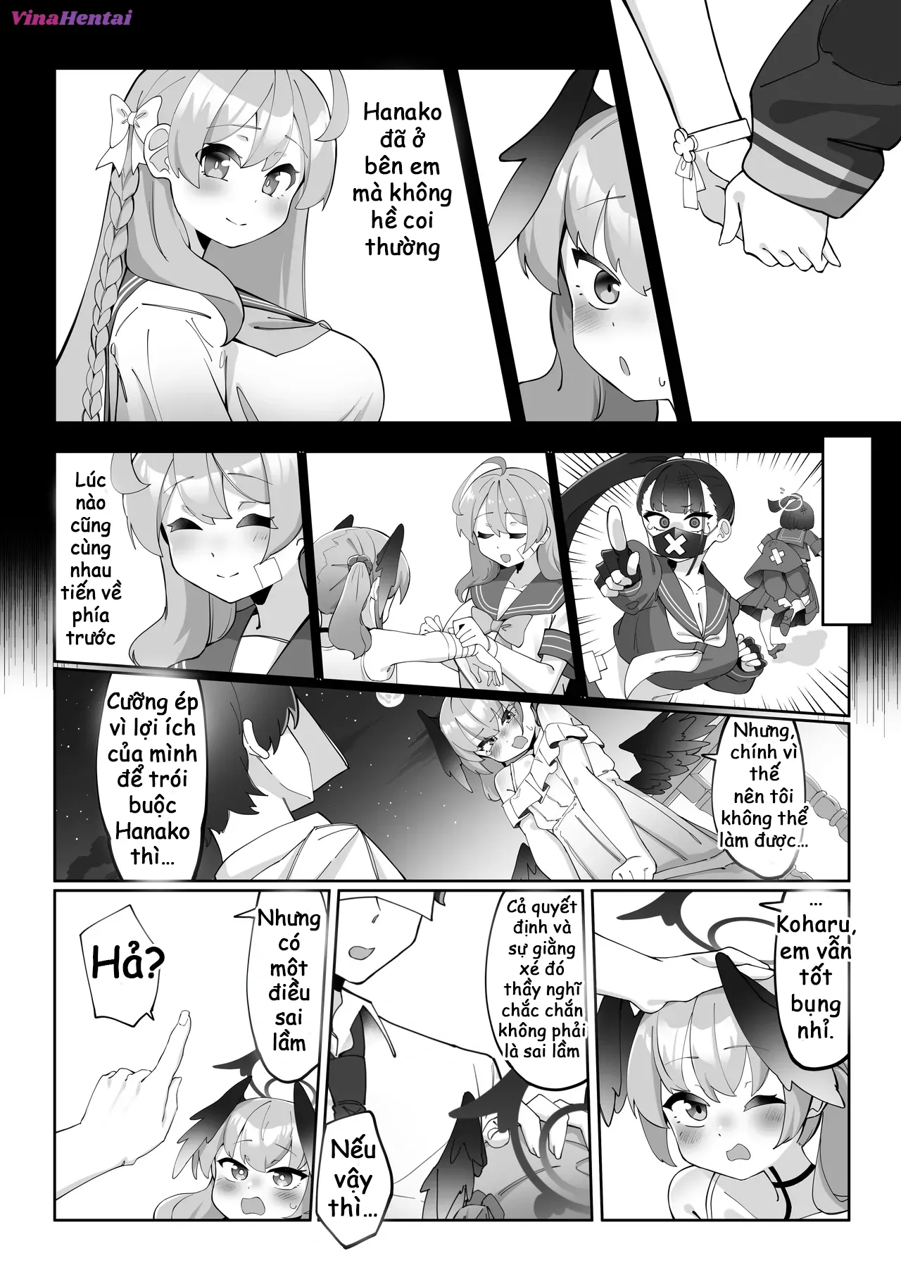HentaiVN.net - Ảnh 34 - Futanari Koharu-chan vs Hanako-chan Manga - Chap 3