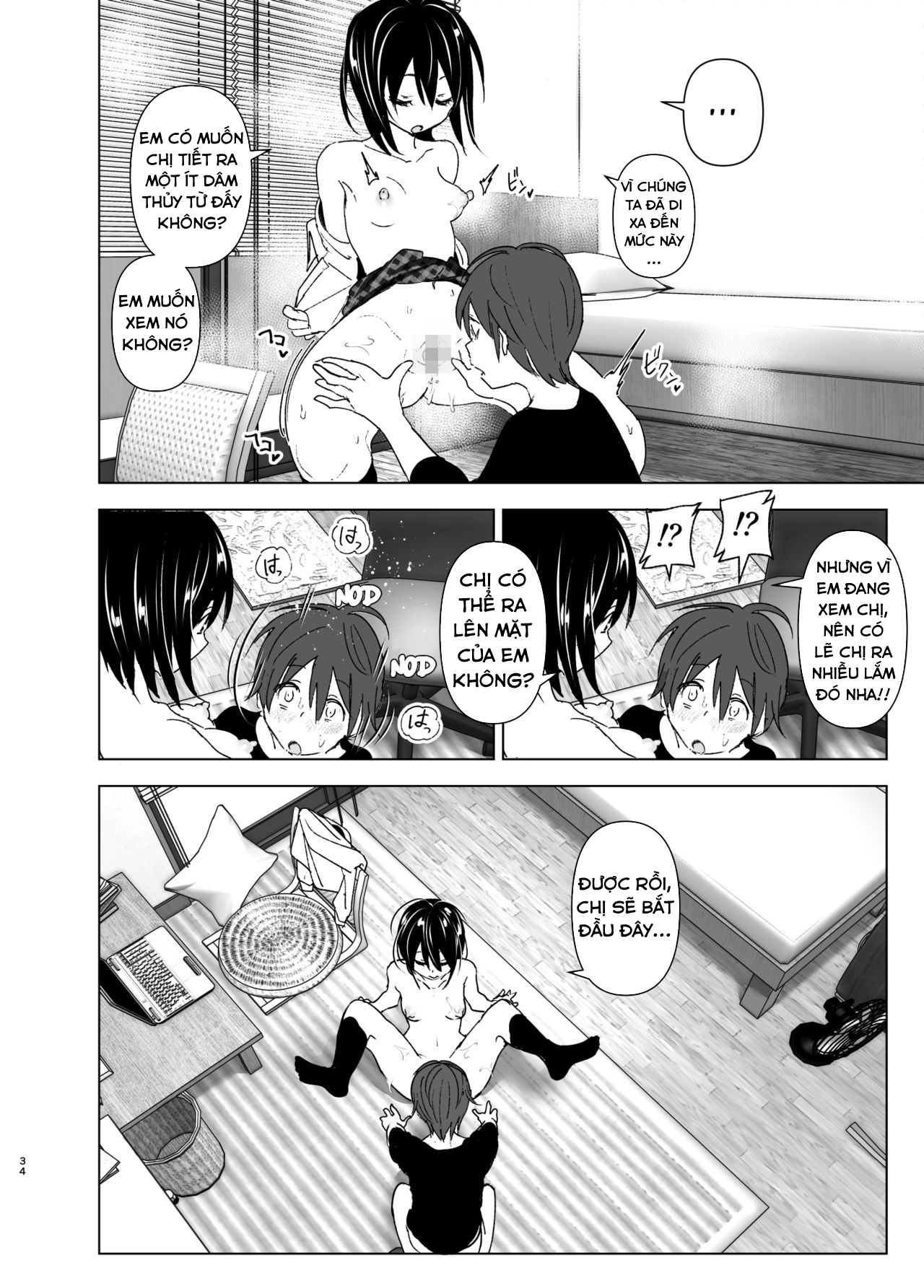 HentaiVN.net - Ảnh 34 - Em muốn ở lại với chị [Itsushika Ibasho ga Kasanatte] - Phần Đầu
