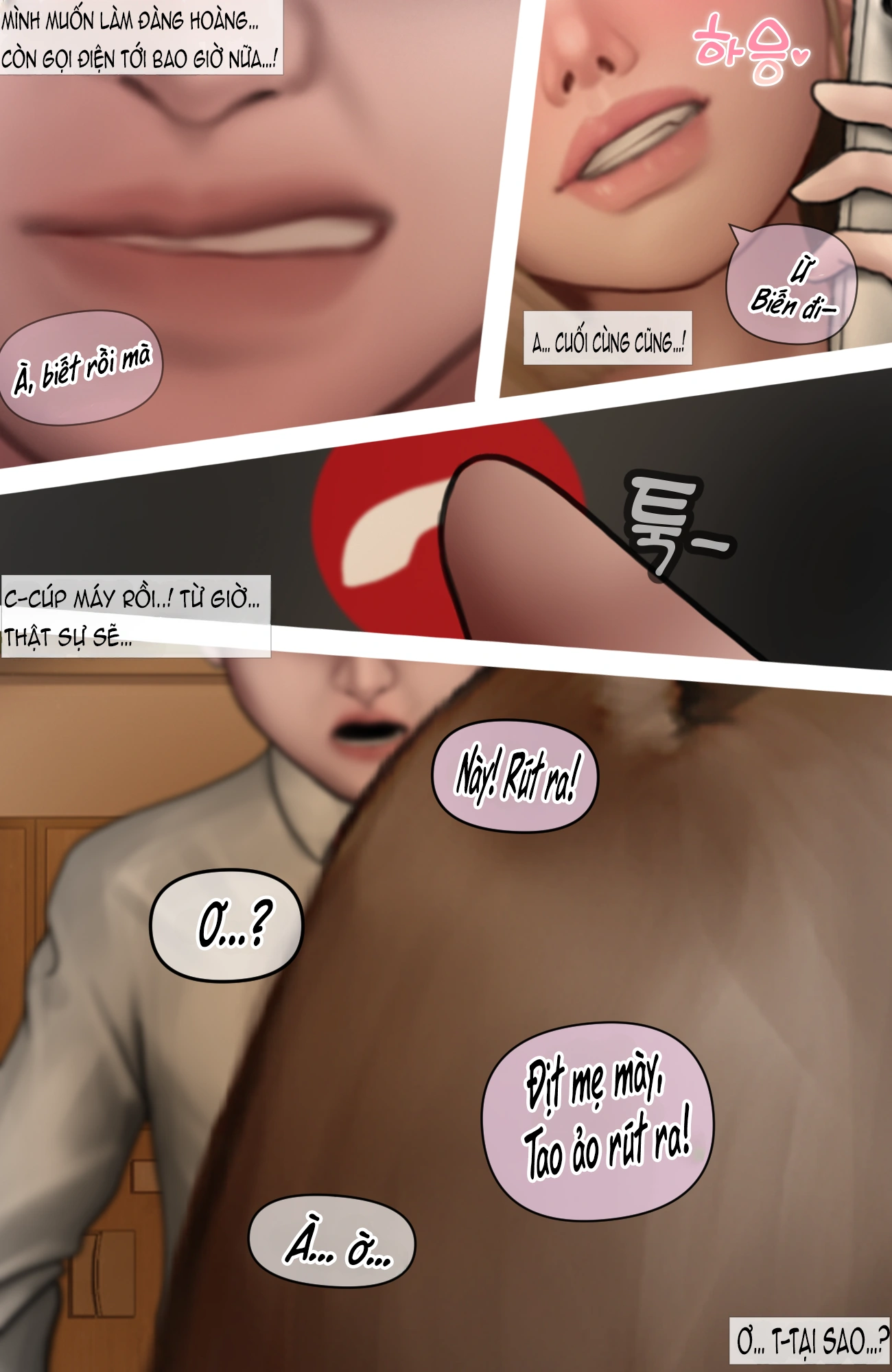 HentaiVN.net - Ảnh 37 - Gái Du Côn X Wibu Đụt Cận Trĩ - Chap 8