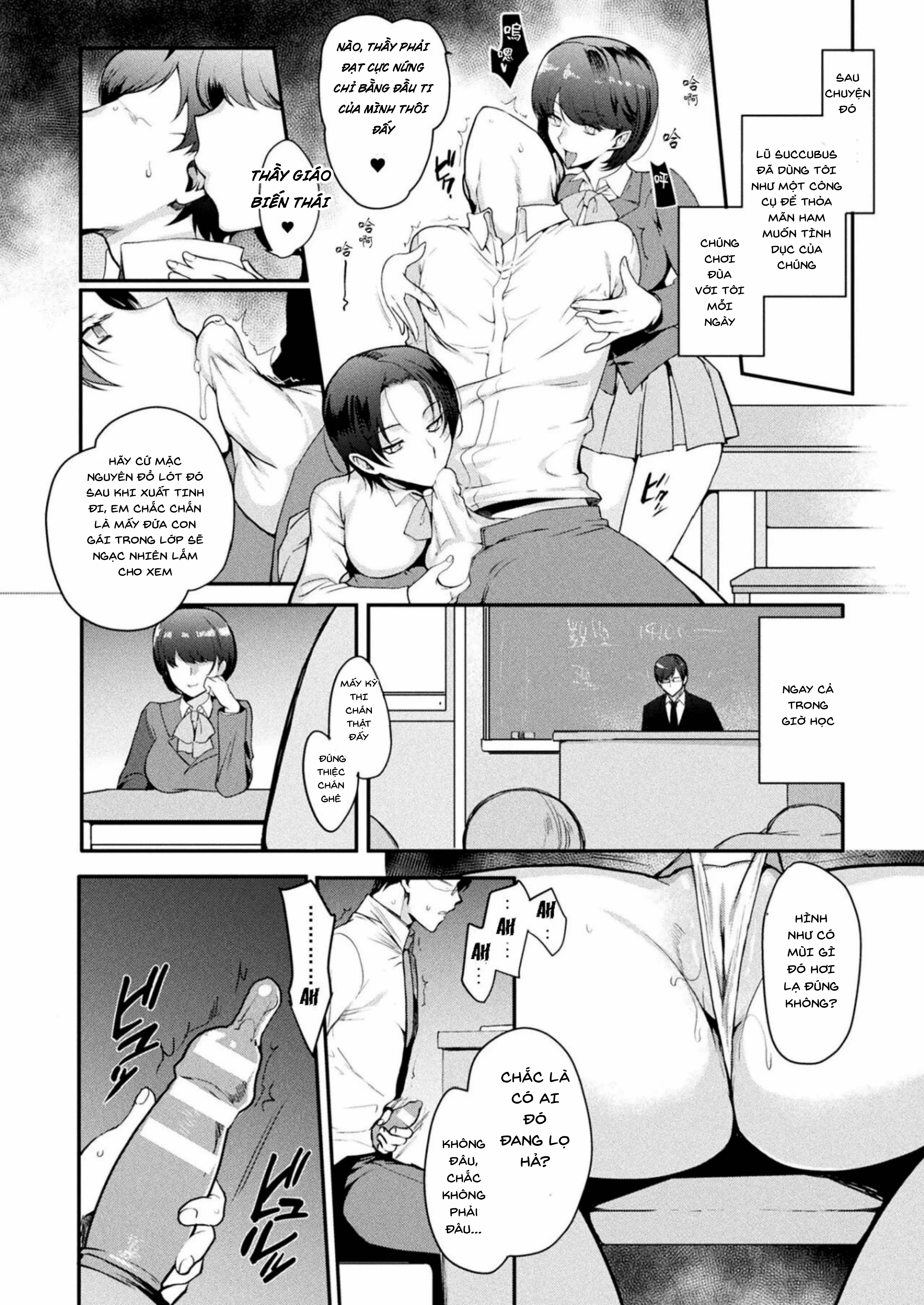 HentaiVN.net - Ảnh 12 - Người Thầy SUCCUBUS(TS Immoral Kouhen) - Chương 1