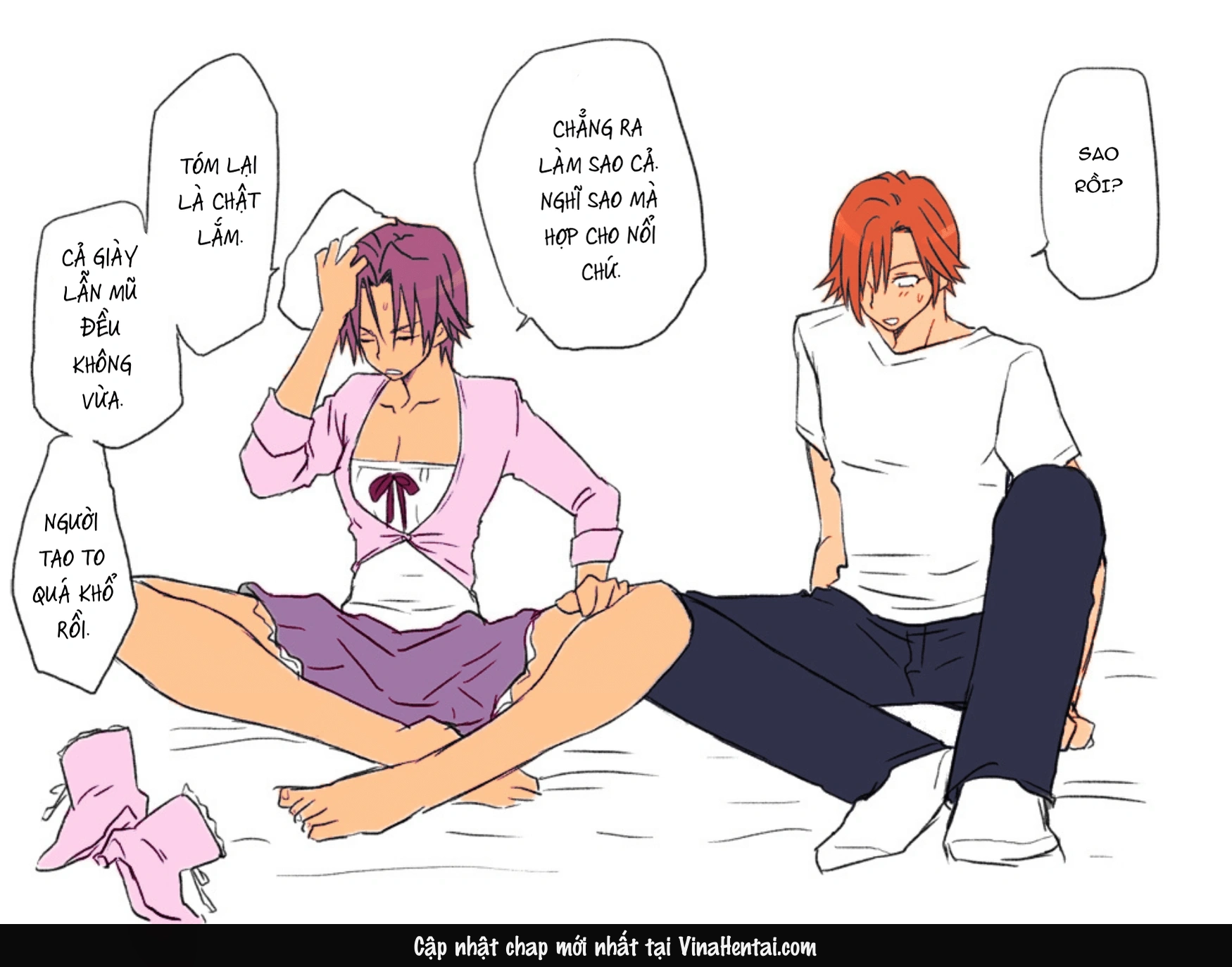 HentaiVN.net - Ảnh 4 - Sau Khi Chuyển Giới, Tôi Và Thằng Bạn.... - Chap 2.2 Những điều muốn làm khi biến thành con gái (P2)