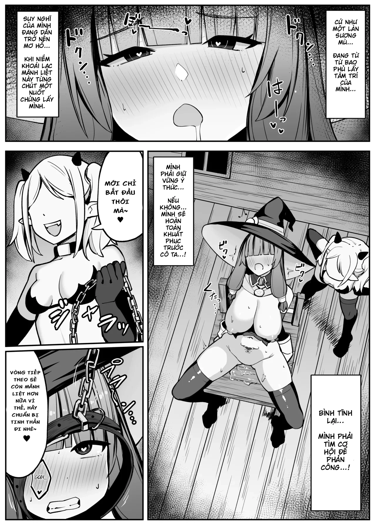 HentaiVN.net - Ảnh 33 - Câu chuyện về nữ phù thủy mạnh nhất bị một succubus mê hoặc và đánh bại. - Oneshot