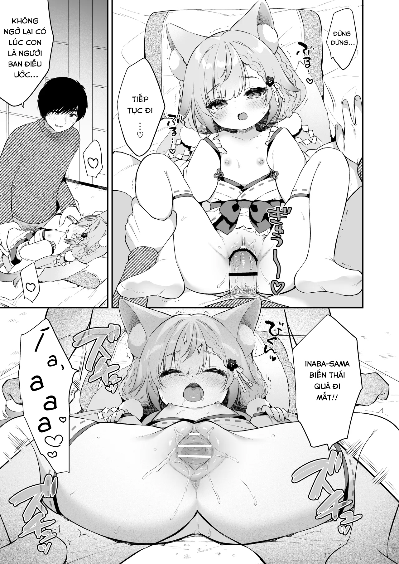 HentaiVN.net - Ảnh 35 - Cầu xin ngài! Inaba-sama - Oneshot Ngọt
