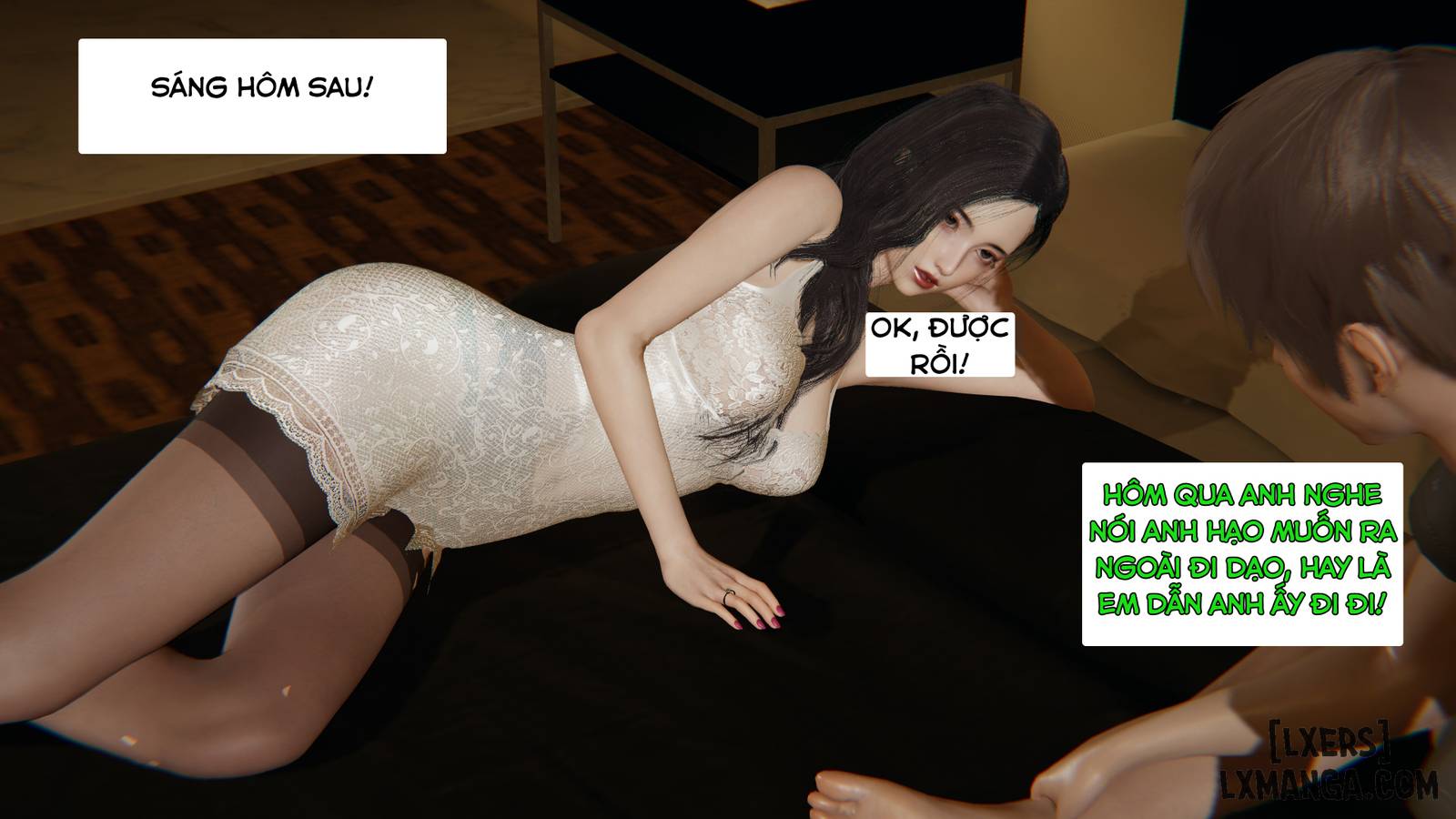 HentaiVN.net - Ảnh 34 - Ngủ cùng vợ thằng bạn - Chương 4