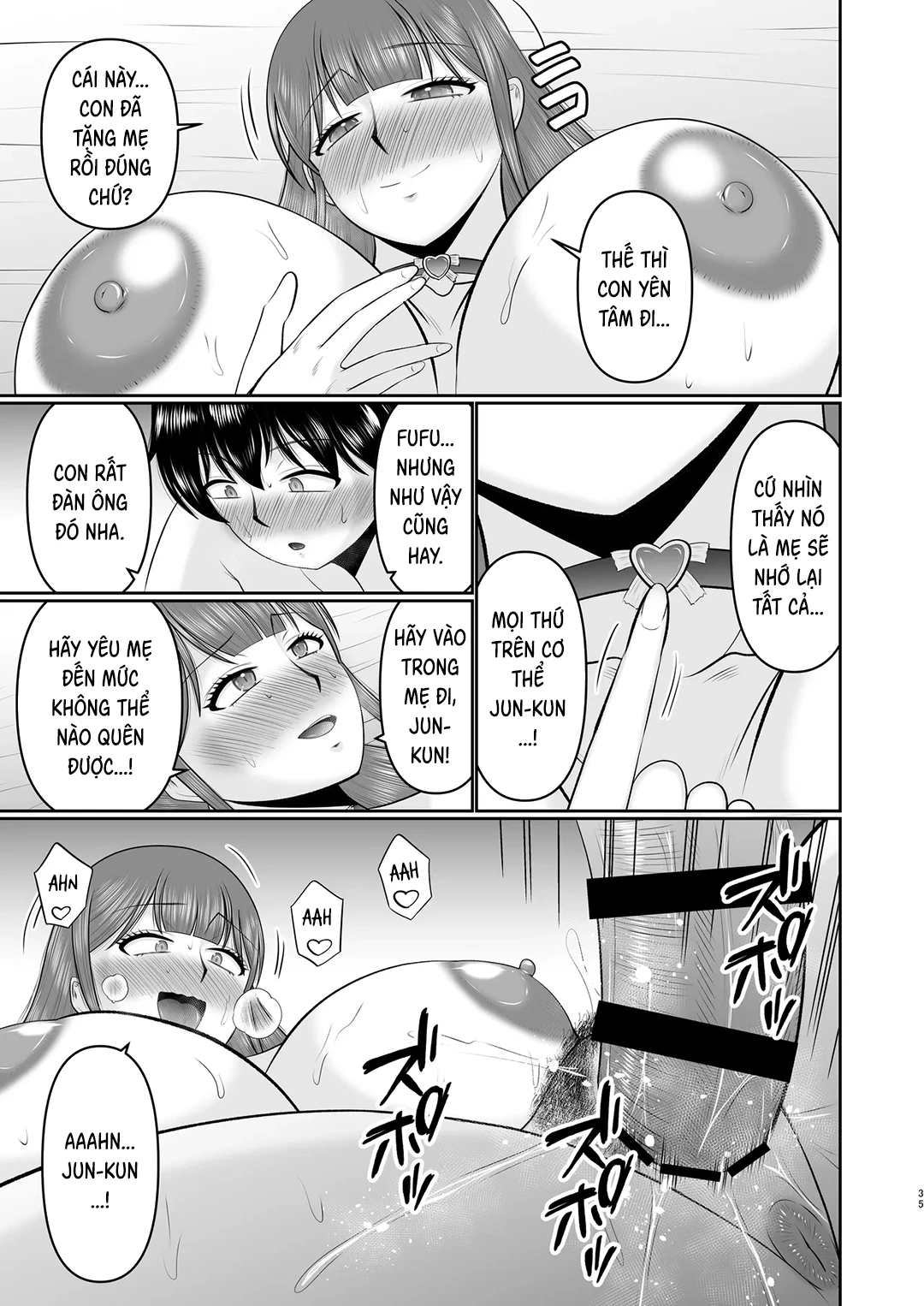 HentaiVN.net - Ảnh 34 - Người mẹ với làn da mịn màng - Oneshot