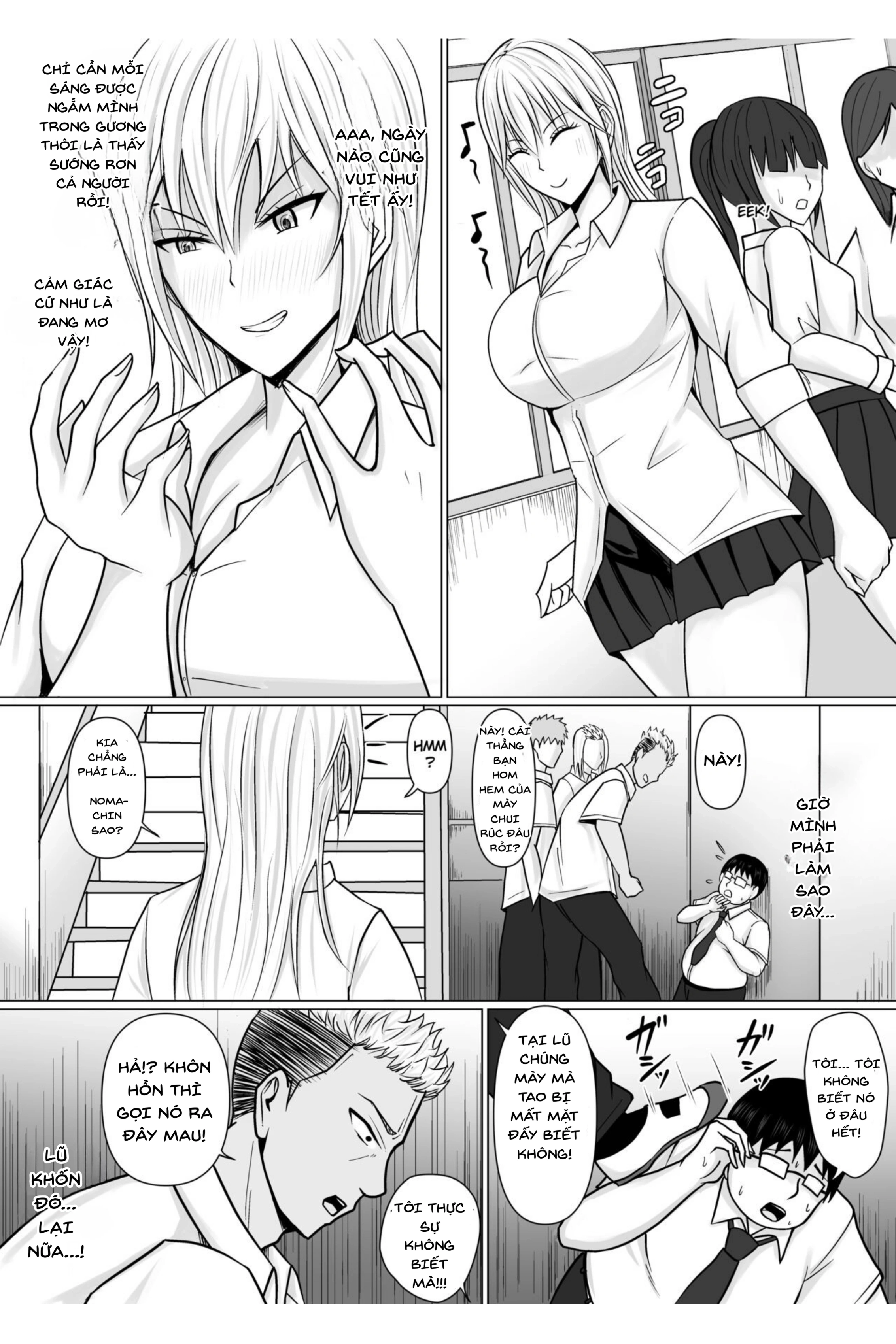 HentaiVN.net - Ảnh 35 - Tôi Nhập Hồn Vào Cô Nàng Yankee (Đầu Gấu) Trong Lớp - Chap 1