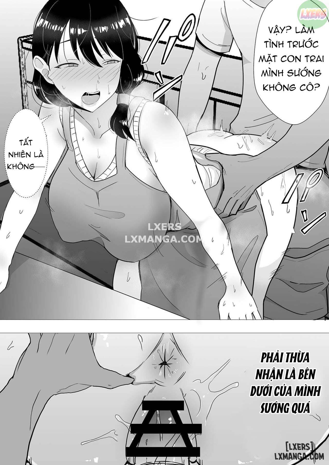 HentaiVN.net - Ảnh 33 - TomoKano Kaa-chan~ Daisuki na Ore no Hahaoya wa Aho na Shinyuu no Kanojo~ [My Mom Is My Friend's Girlfriend] - Chapter 2 END