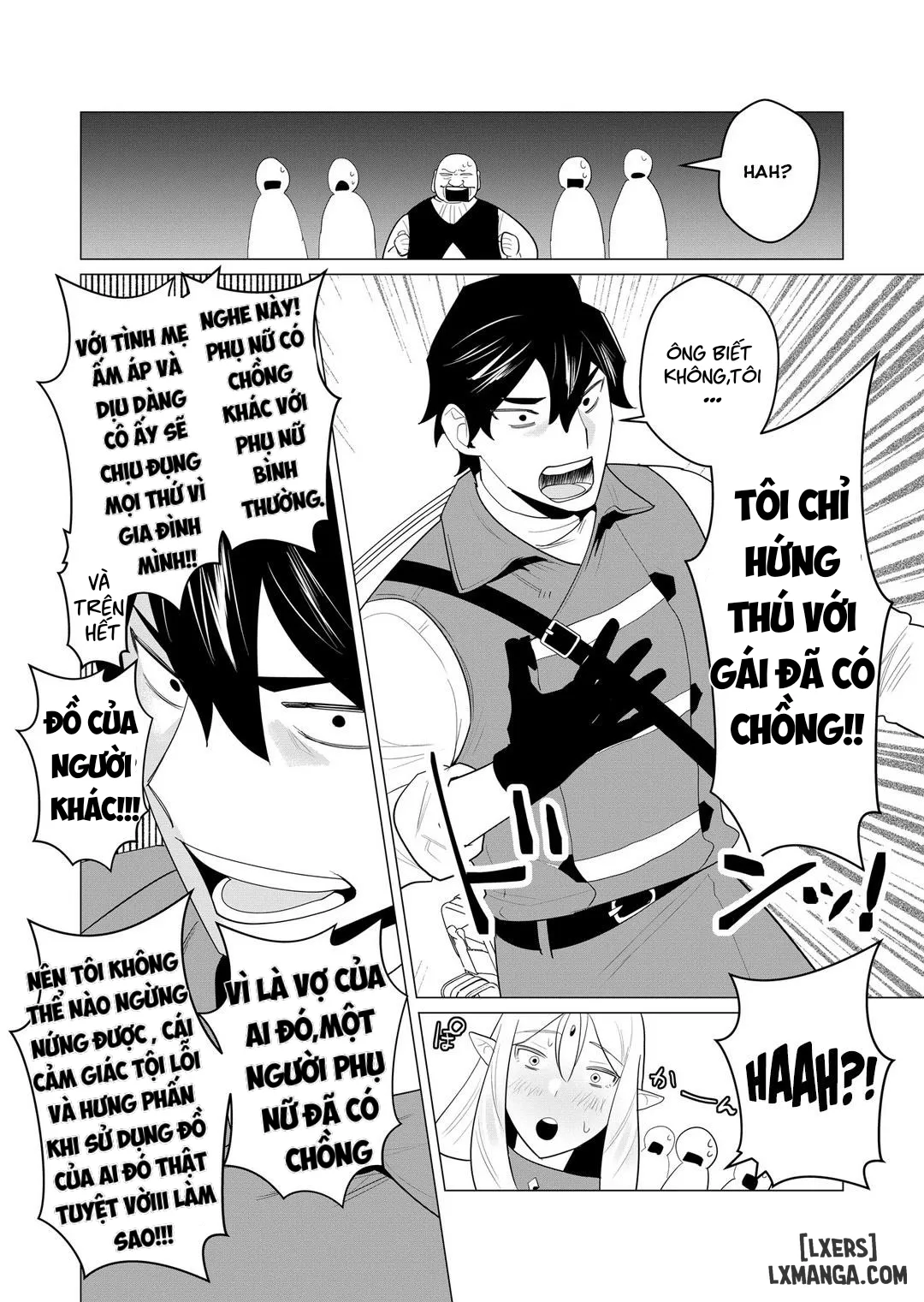 HentaiVN.net - Ảnh 34 - Vị Anh Hùng Muốn “Vợ Người Ta” Làm Phần Thưởng - Chap 1 : Dũng sĩ x Elf