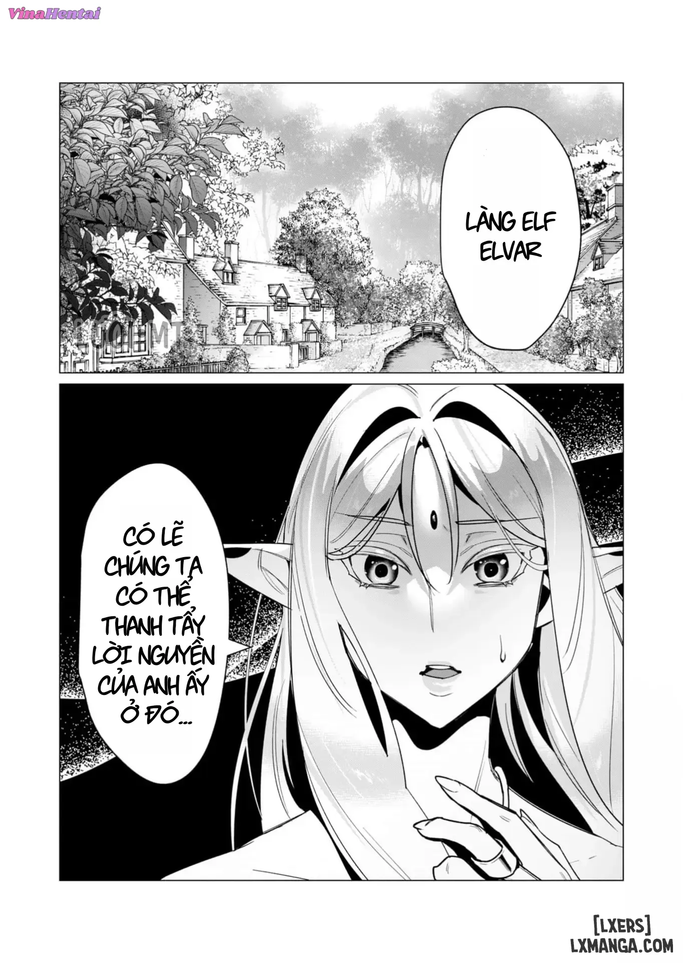 HentaiVN.net - Ảnh 31 - Vị Anh Hùng Muốn “Vợ Người Ta” Làm Phần Thưởng - Chap 14 : Dũng Sĩ và lời nguyền Dark Elf (Phần 1)