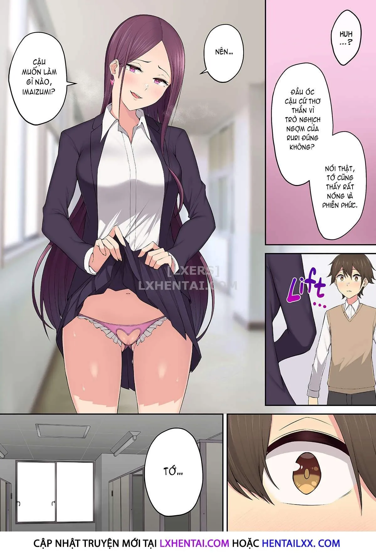 HentaiVN.net - Ảnh 34 - Imaizumi đưa cả bầy Gyaru về nhà mình - Chap 3