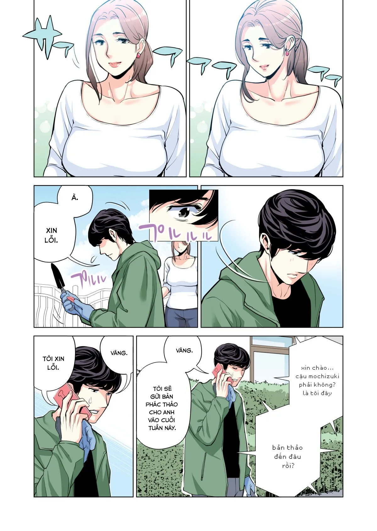 HentaiVN.net - Ảnh 34 - Những cô trợ lý đã có chồng 1-5 - Chap 1 Full màu