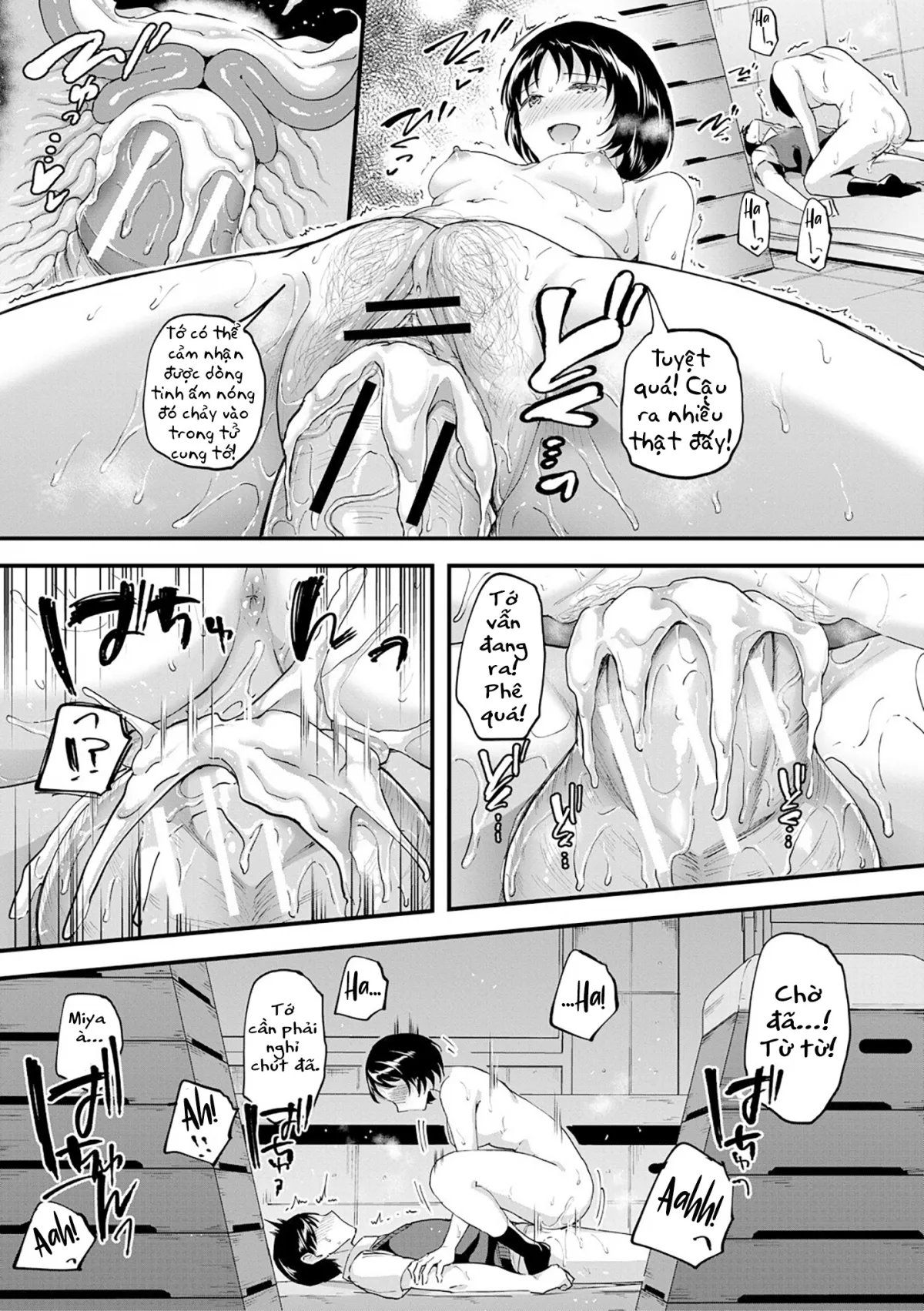 HentaiVN.net - Ảnh 34 - Nào chị em ta cùng hấp diêm! [Let’s Gyaku Rape, Let's Reverse Rape, Let’s逆レイプ] - Chap 2: Vắt cực khô cùng 3 cô em thèm đụ