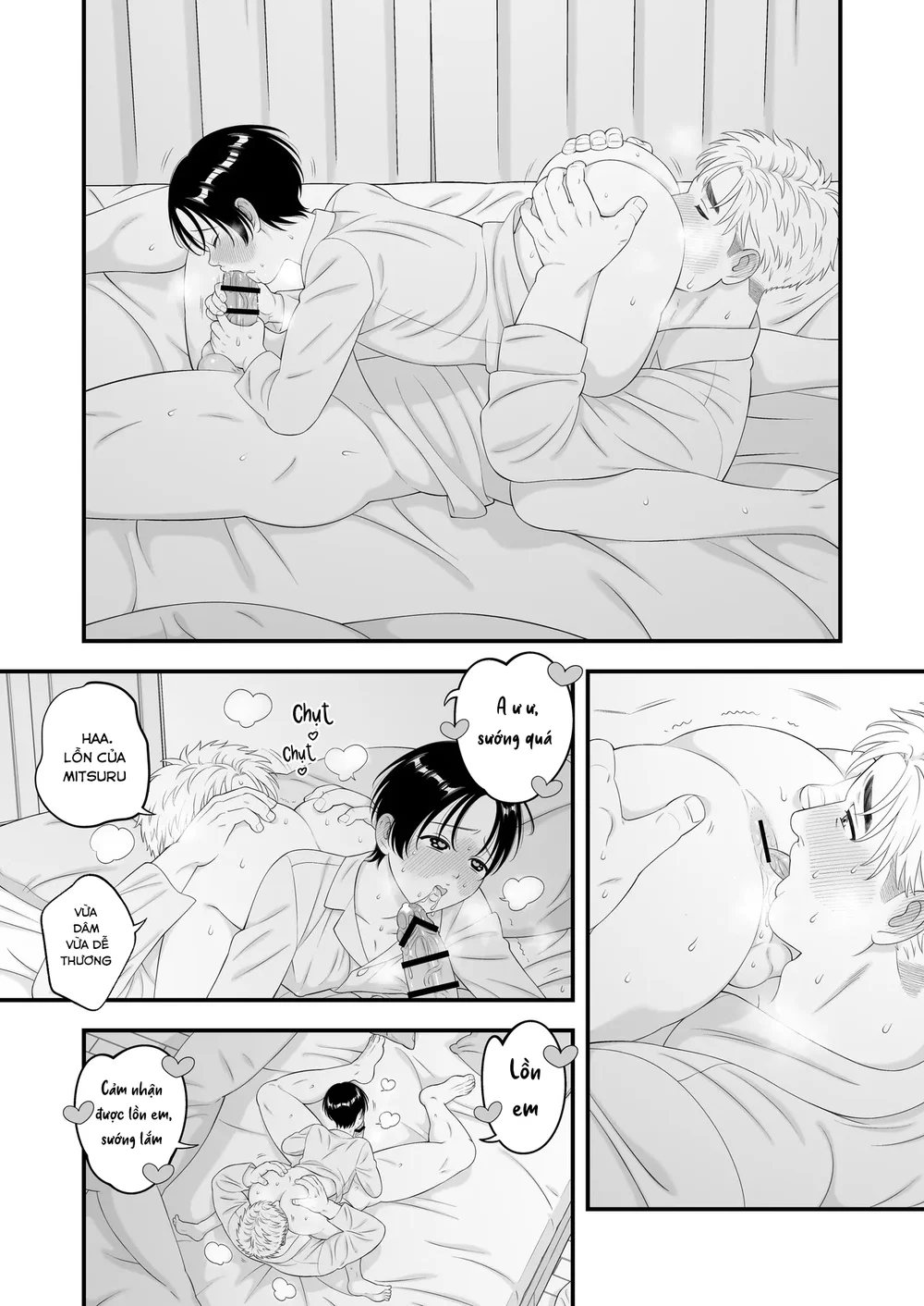 HentaiVN.net - Ảnh 34 - The Sex Boy is Doted On ♡ Loved in Newlywed Sex - Oneshot