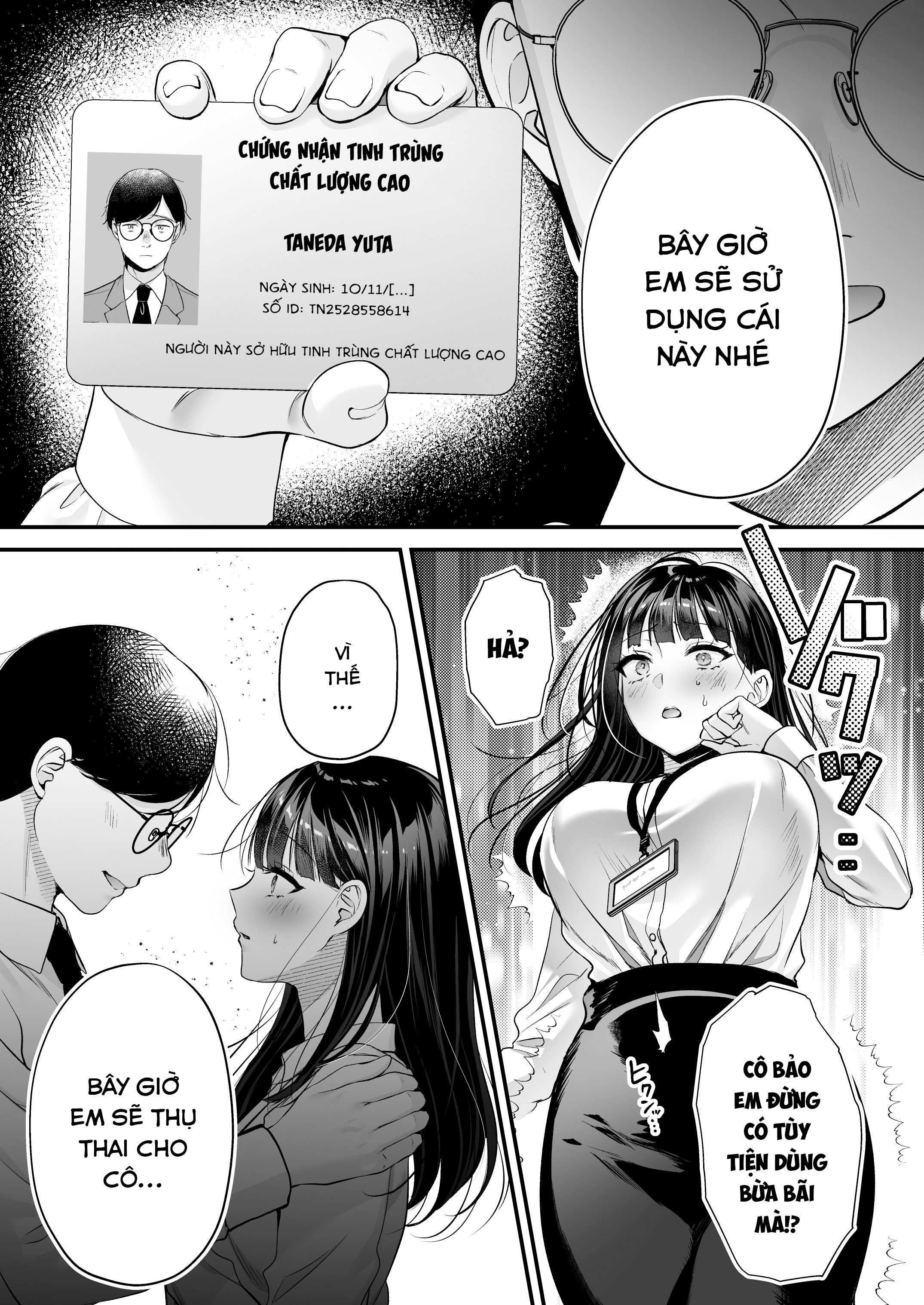 HentaiVN.net - Ảnh 36 - Giấy phép thụ tinh - Chap 1