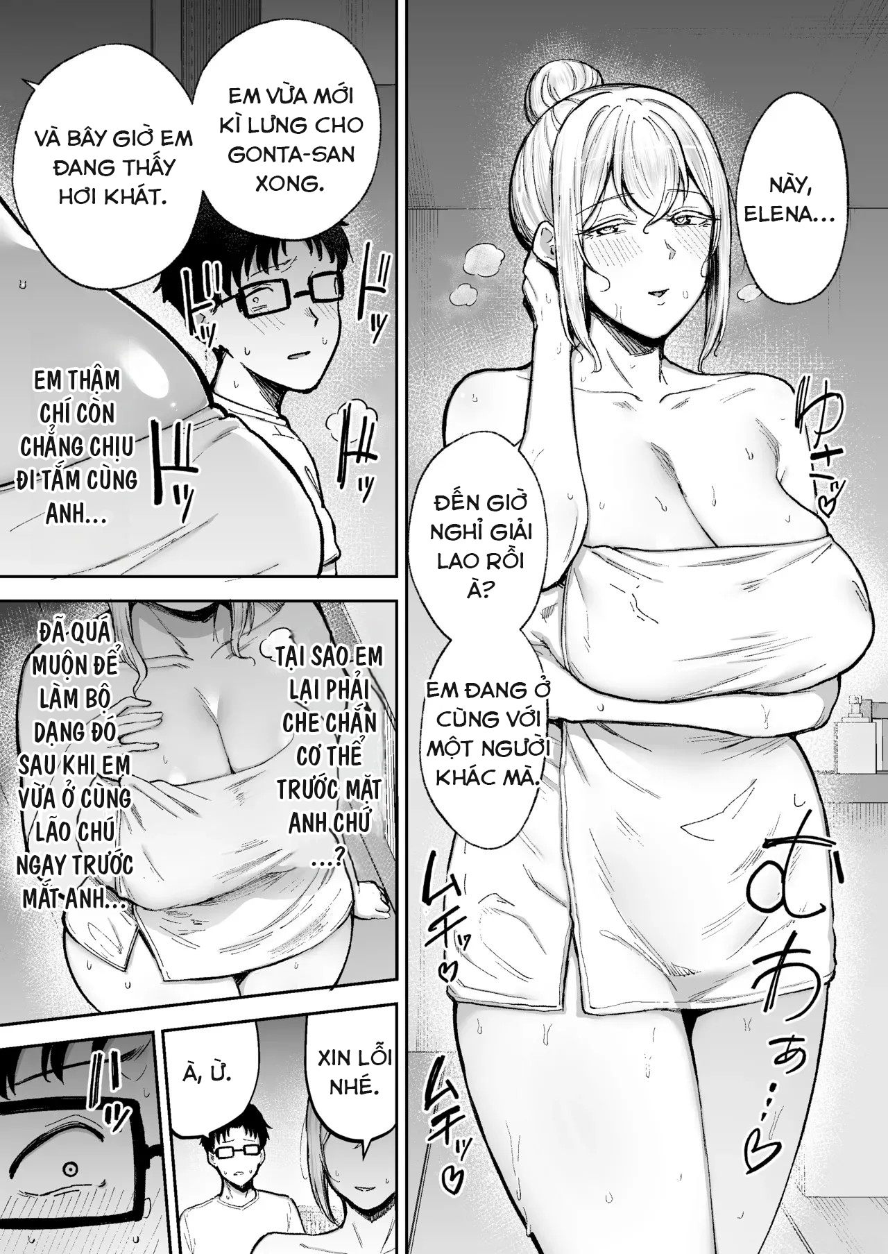 HentaiVN.net - Ảnh 36 - Netorareta Bakunyuu Blonde Zuma Elena 3 MTL - Oneshot