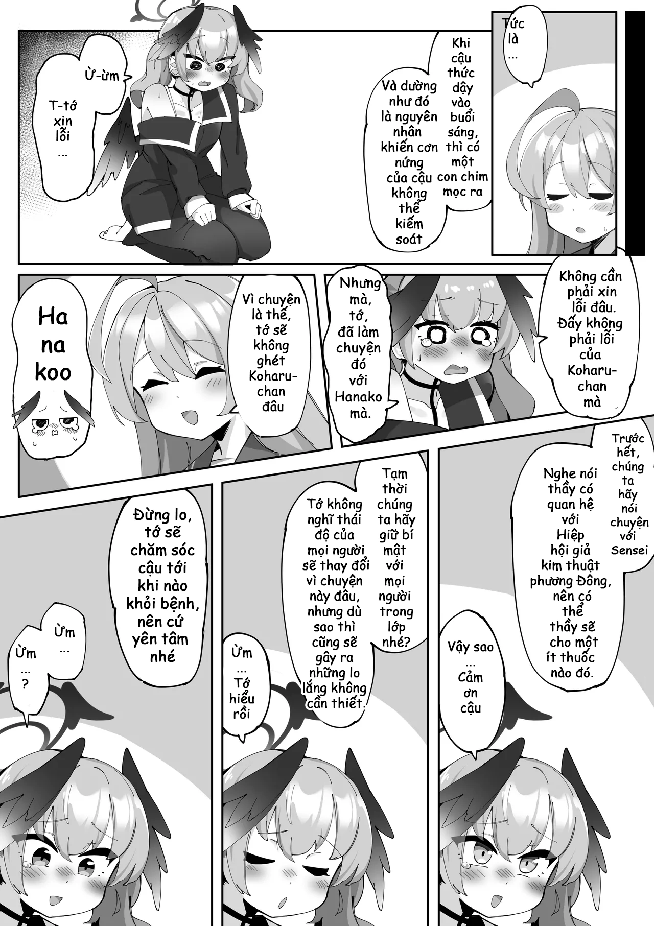 HentaiVN.net - Ảnh 36 - Futanari Koharu-chan vs Hanako-chan Manga - Chap 1