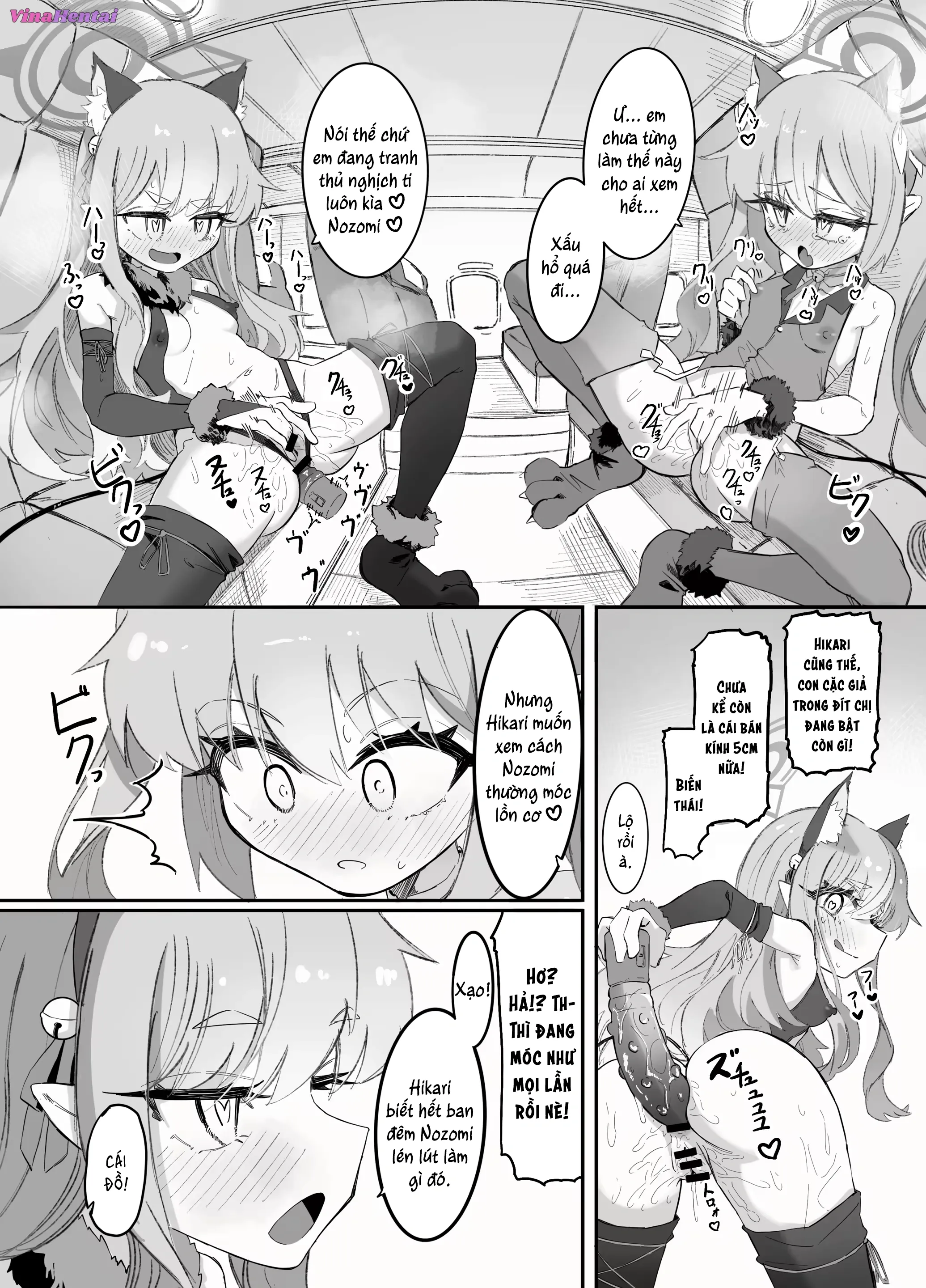 HentaiVN.net - Ảnh 36 - Nozomi Hikari & Đoàn Tàu Yuri Xình Xịch - Oneshot: Sếch Bùng Lổ