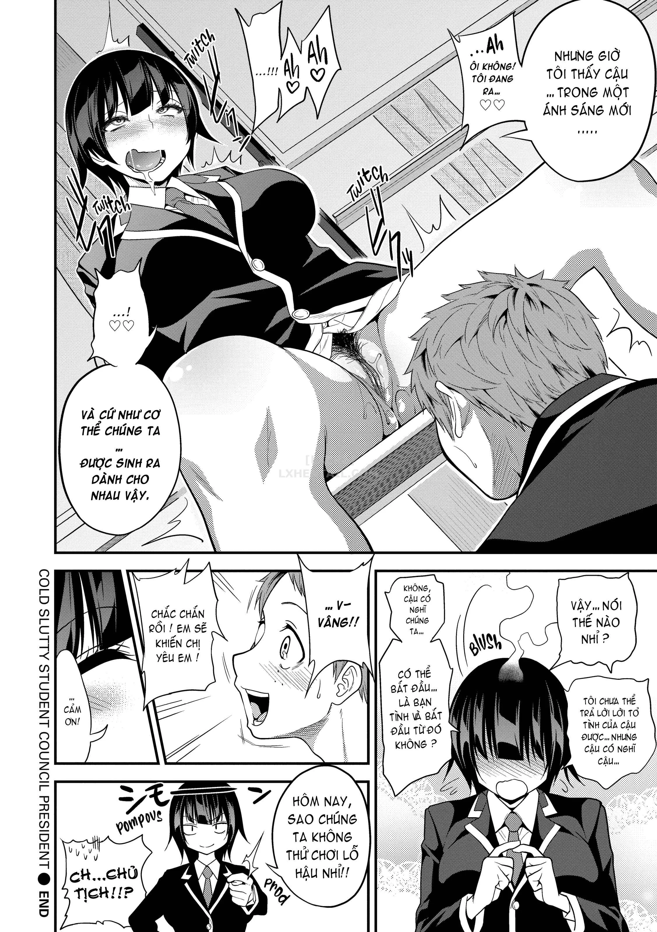 HentaiVN.net - Ảnh 35 - Kogals, Sluts, and Whatever [Dark & Darker Working Girls;Edumacated Girl; A Beast Can't Change Its Spots; Cold Slutty Student Council President; Hichijime-kun's Juunijigaoka-san Route; Love Trap Go Steady] - Chap 4 - Cold Slutty Student Council President