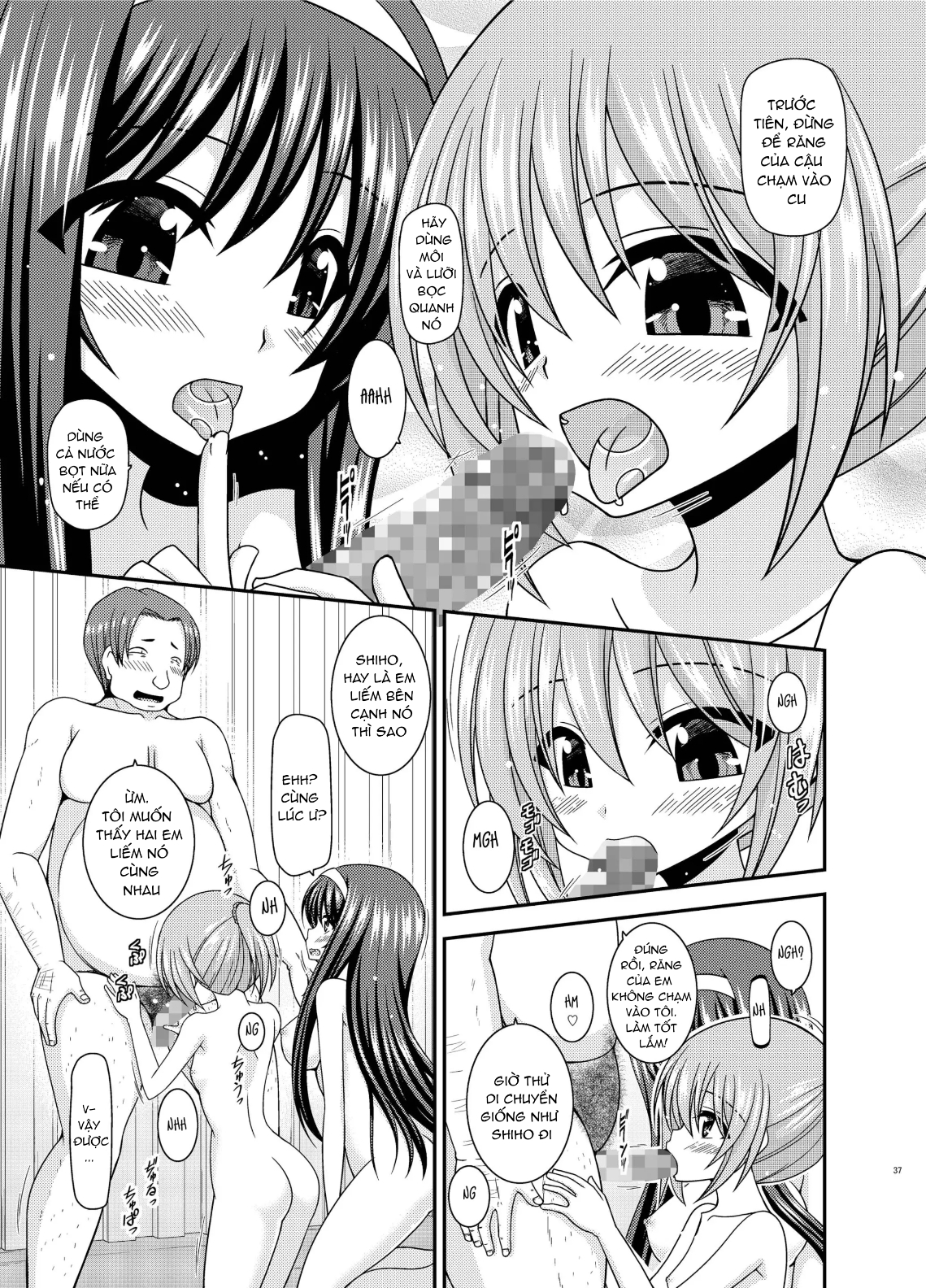 HentaiVN.net - Ảnh 36 - Konyoku Rotenburo de Bishoujo Futari ni Are o Misete to Onegai Sareta Ato no Sarani Ato no Hanashi - Chap 1