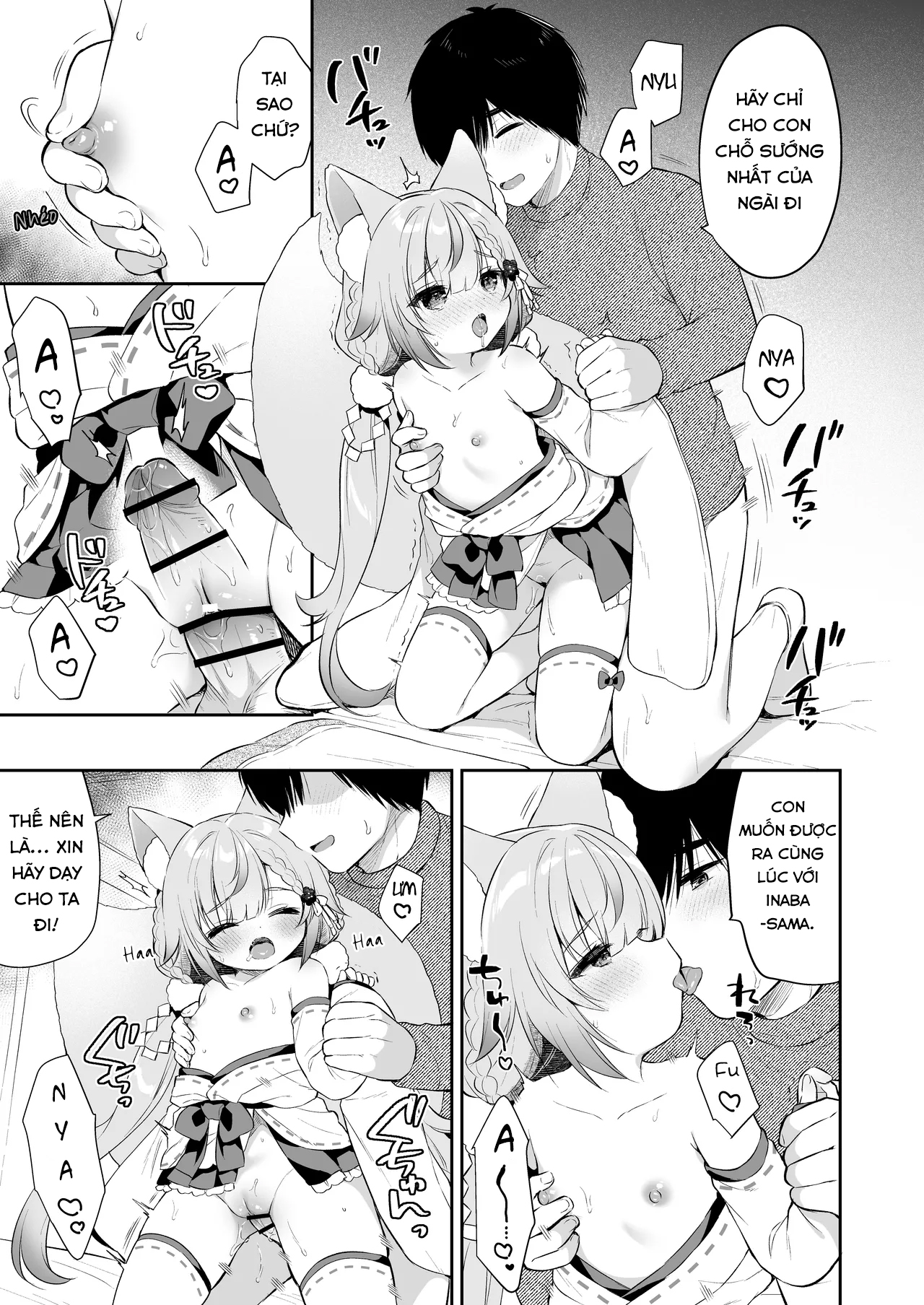 HentaiVN.net - Ảnh 37 - Cầu xin ngài! Inaba-sama - Oneshot Ngọt
