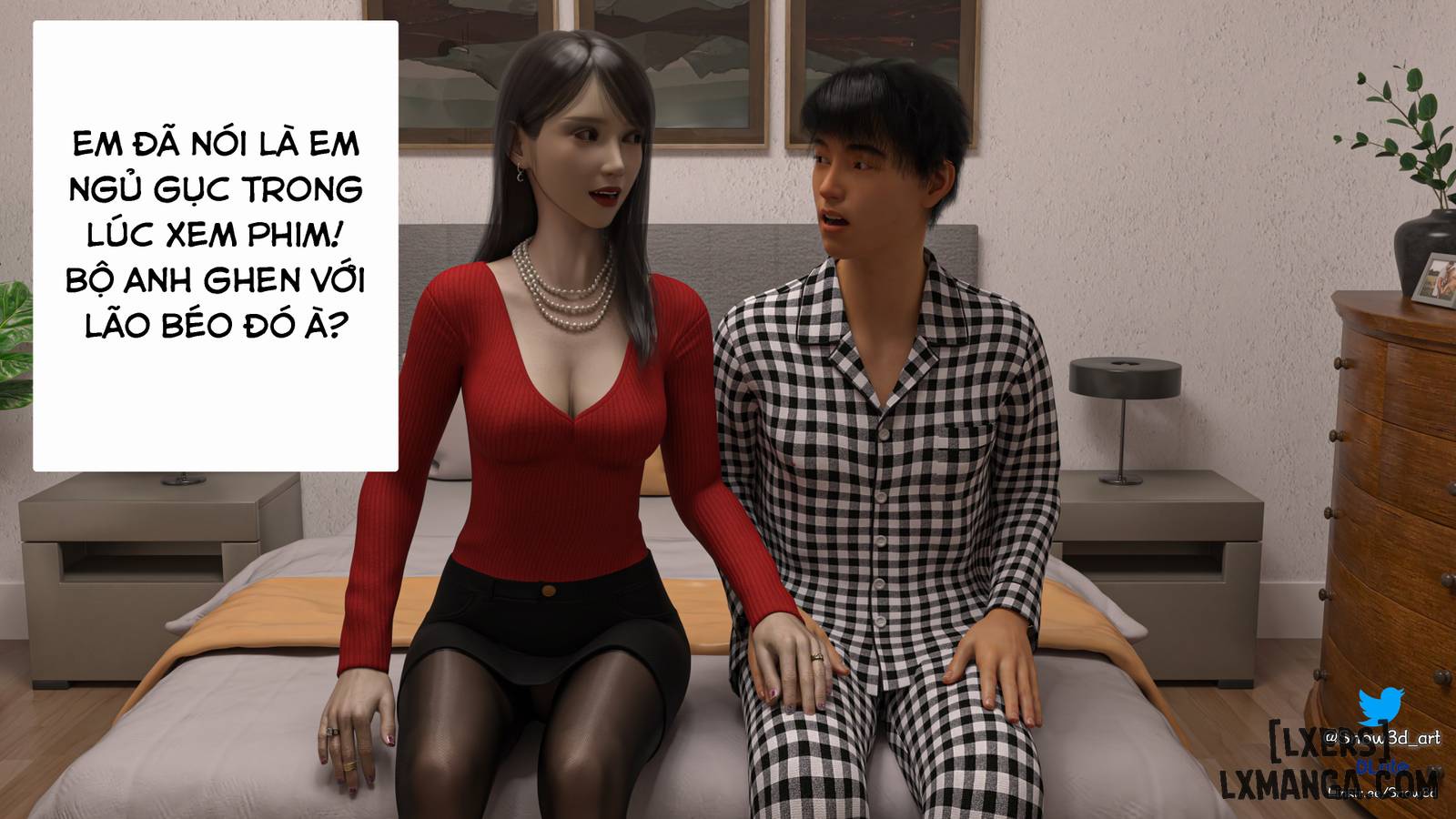 HentaiVN.net - Ảnh 36 - Vợ Tôi Vương Vân - Chương 5