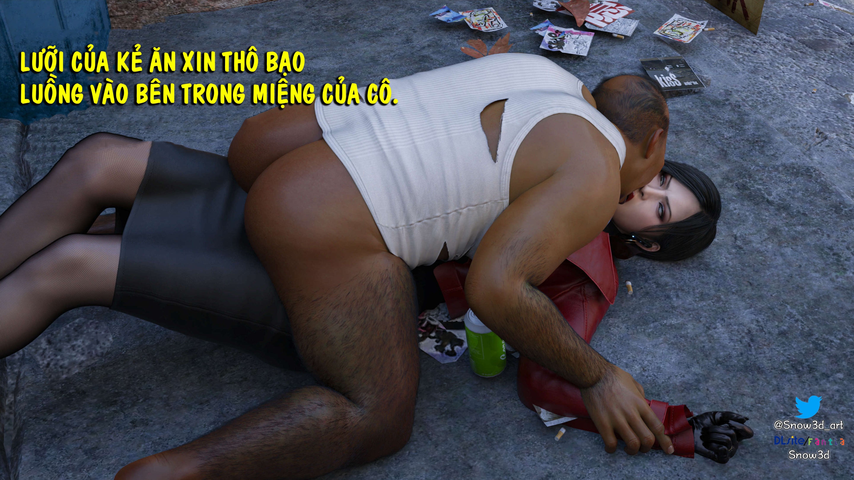 HentaiVN.net - Ảnh 37 - Ada Wong Và Kẻ Ăn Mày - Chap 2
