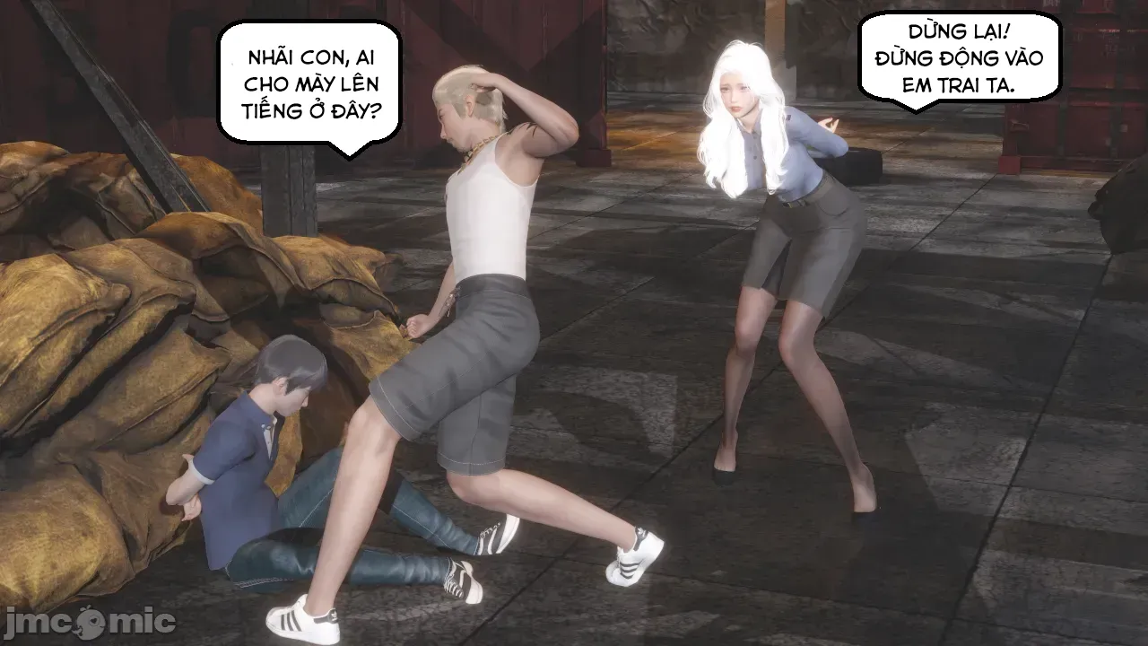 HentaiVN.net - Ảnh 36 - Hoa khôi cảnh sát bị cưỡng hiếp trước mặt em trai - Chap 1: Bắt cóc