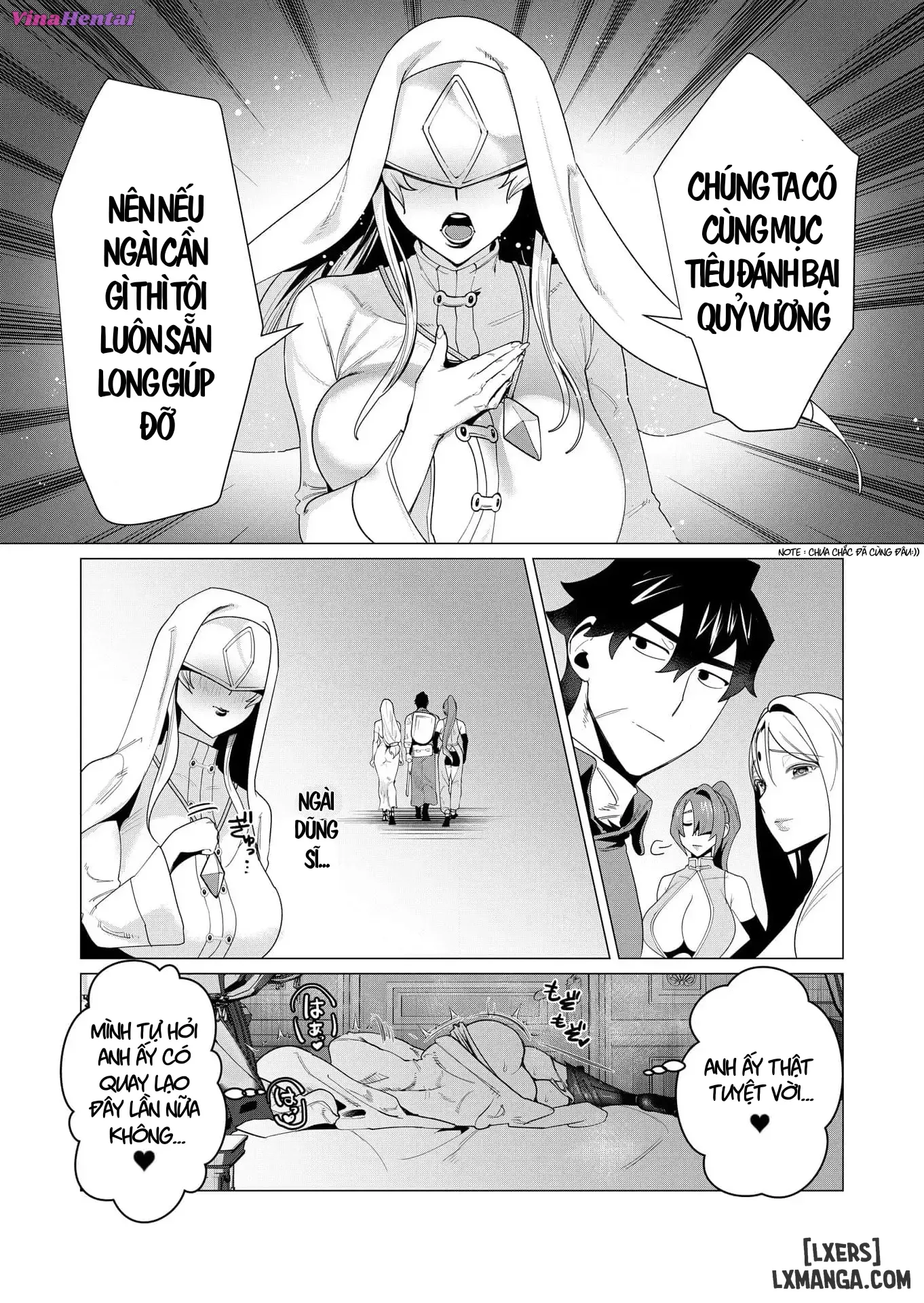 HentaiVN.net - Ảnh 36 - Vị Anh Hùng Muốn “Vợ Người Ta” Làm Phần Thưởng - Chap 5 : [NTR?] Dũng sĩ x Nữ Tư Tế