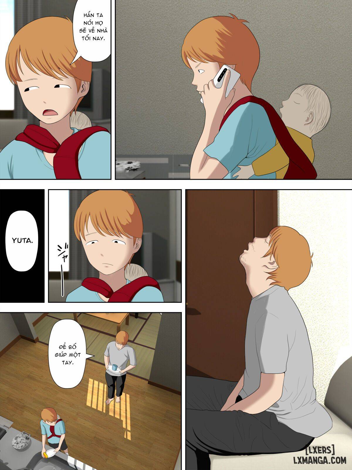 HentaiVN.net - Ảnh 36 - Manbiki Mama to Tencho no Musuko [Shoplifting Mom And Store Manager's Son] - Chapter 6