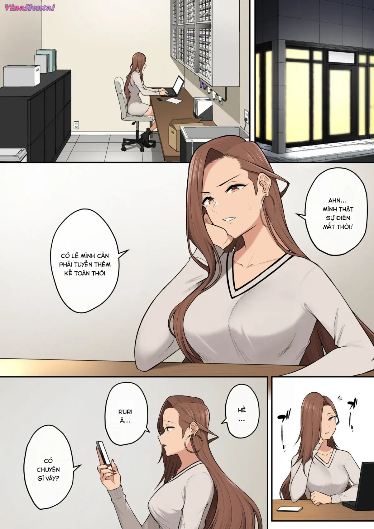 HentaiVN.net - Ảnh 36 - Imaizumi đưa cả bầy Gyaru về nhà mình - Chap 6