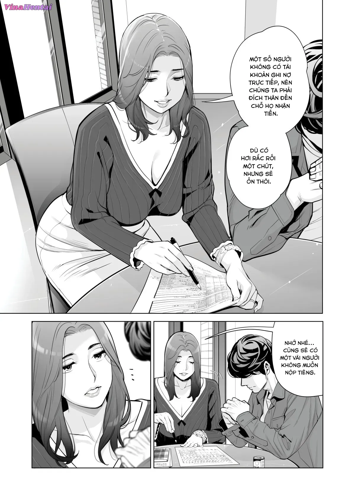 HentaiVN.net - Ảnh 36 - Những cô trợ lý đã có chồng 1-5 - Chap 1