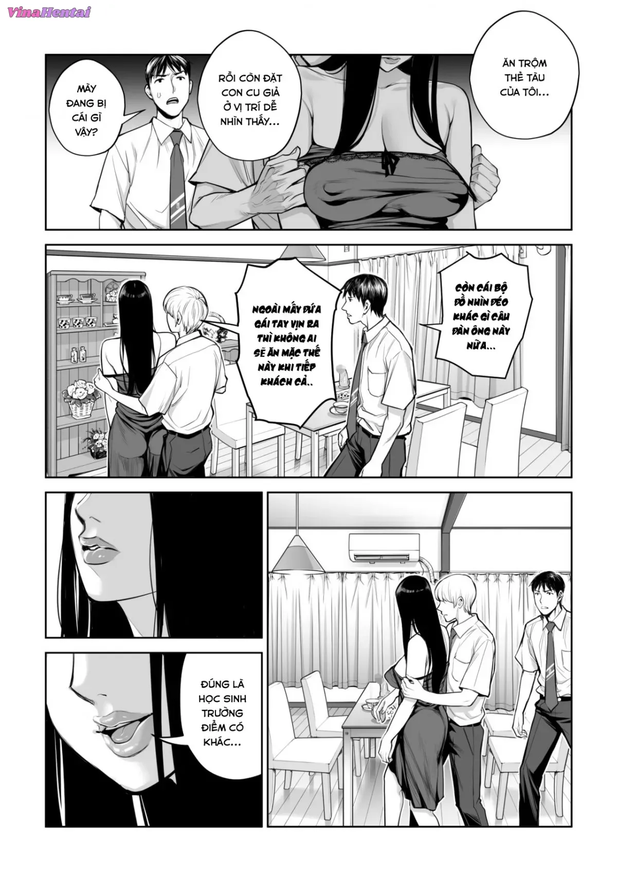 HentaiVN.net - Ảnh 36 - Kurokami Onna no Fudeoroshi ~Himitsu no Heya de Nakadashi Sasete Ageru wa~ - Oneshot