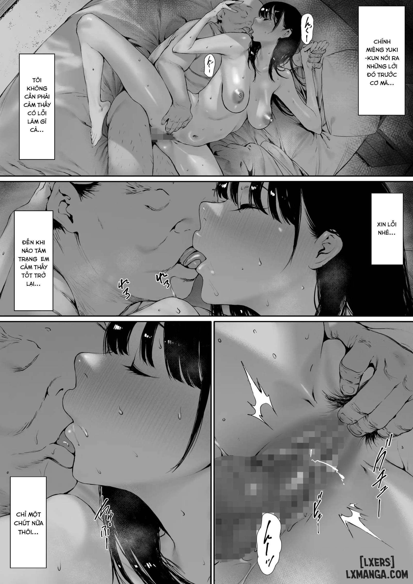 HentaiVN.net - Ảnh 36 - 3. Ánh nhìn của bố chồng 3 - Oneshot