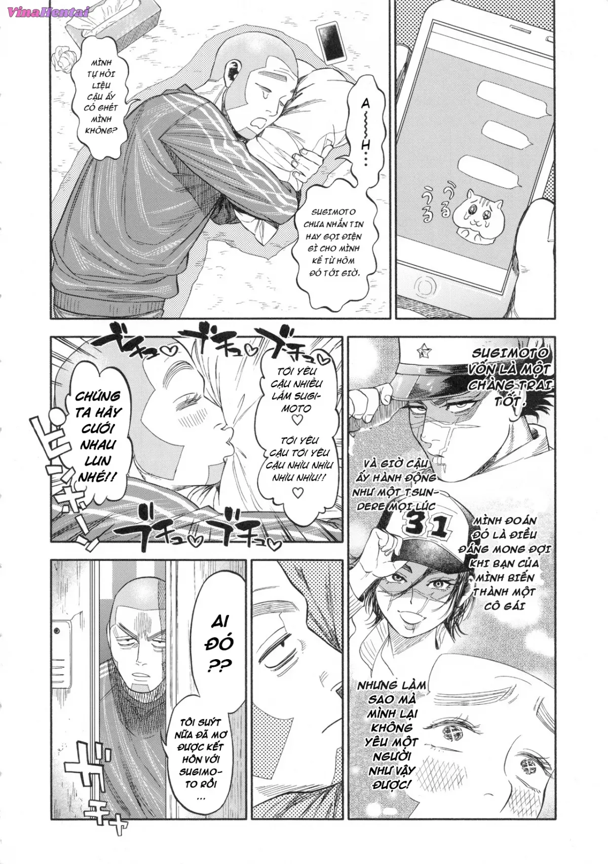 HentaiVN.net - Ảnh 36 - Phận Làm Con Gái!!! (Kiếp Gái Khổ Lắm, Sướng Gì Đâu Up Level) [Sugimoto-san to Rakko Nabe Shiyou; Let's Have Some Sea Otter Meat With Sugimoto-san] - Oneshot