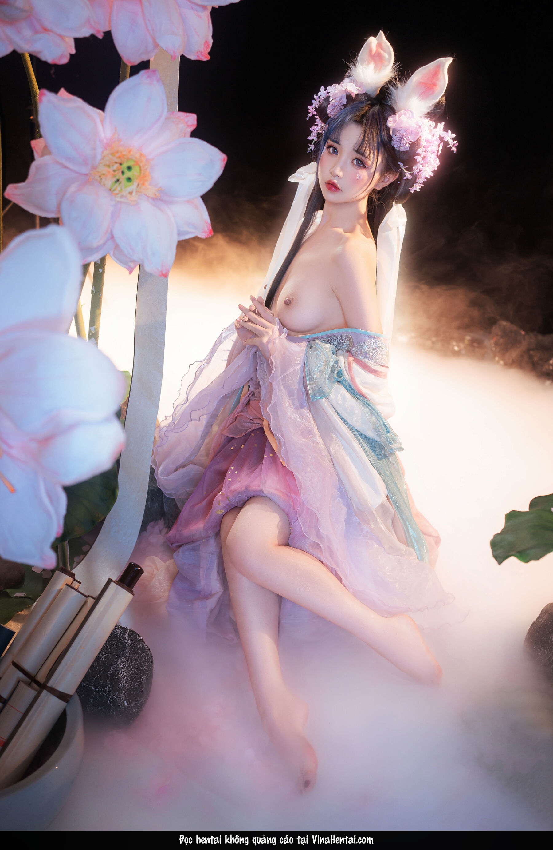 HentaiVN.net - Ảnh 56 - Bạch Hồ tiên nữ - One shot