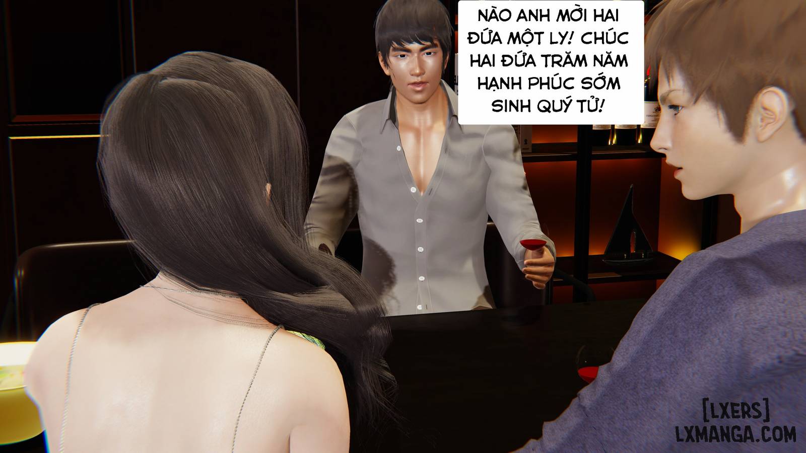 HentaiVN.net - Ảnh 37 - Ngủ cùng vợ thằng bạn - Chương 1