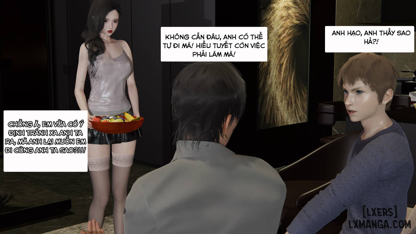 HentaiVN.net - Ảnh 37 - Ngủ cùng vợ thằng bạn - Chương 3