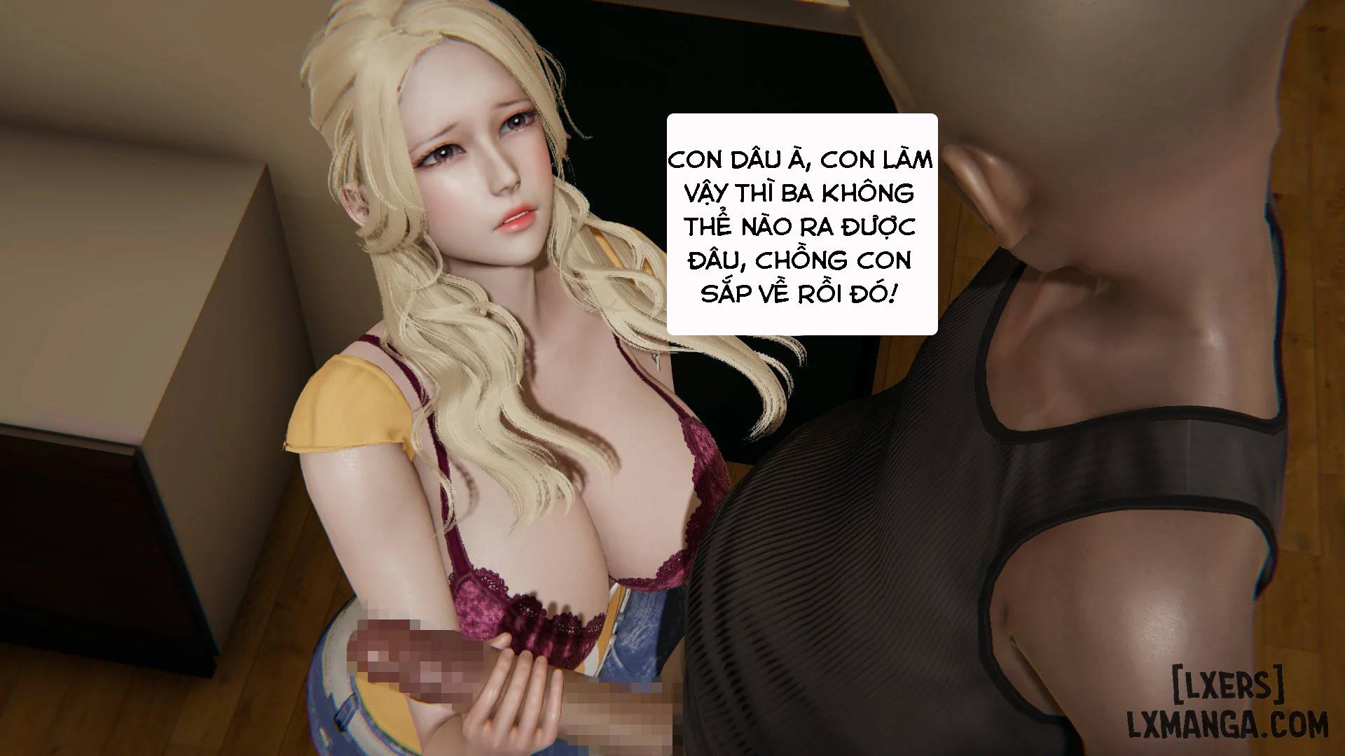 HentaiVN.net - Ảnh 37 - Sự trả thù của người vợ - Chương 9 - Bị bố chồng cưỡng hiếp [Phần 3]