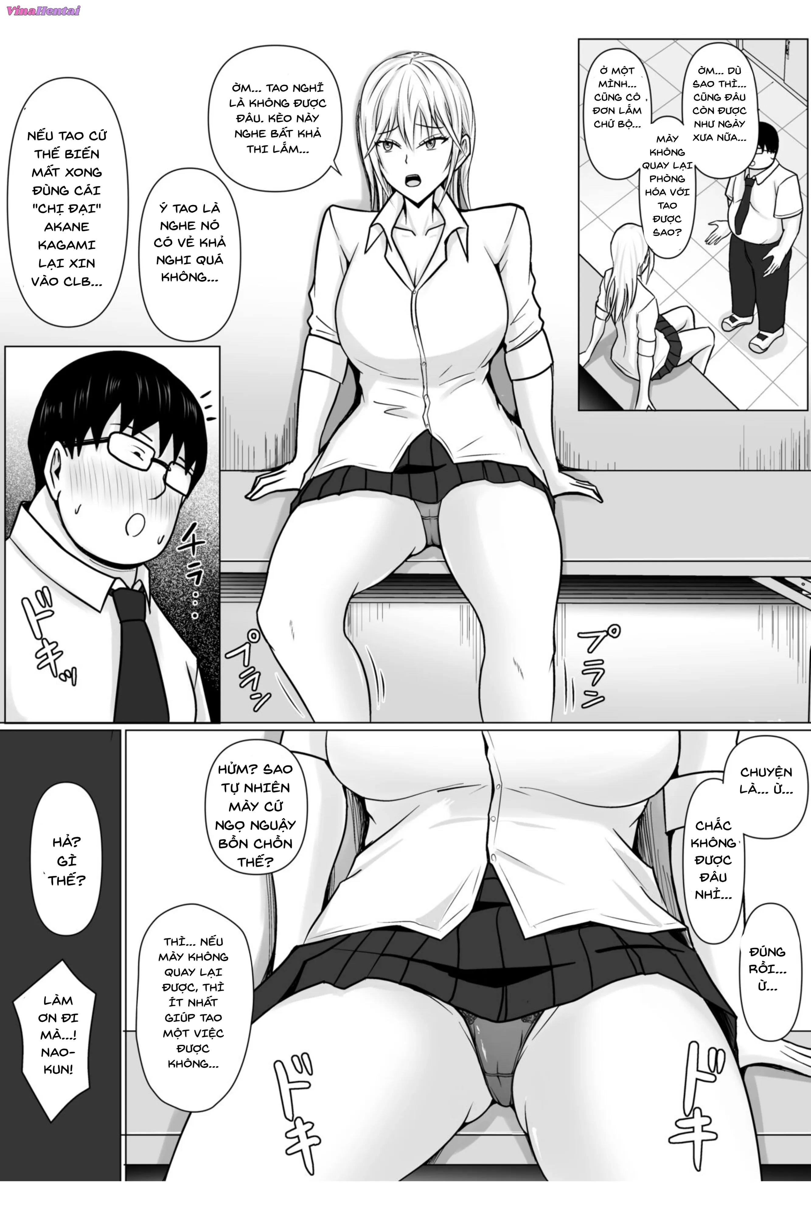 HentaiVN.net - Ảnh 38 - Tôi Nhập Hồn Vào Cô Nàng Yankee (Đầu Gấu) Trong Lớp - Chap 1