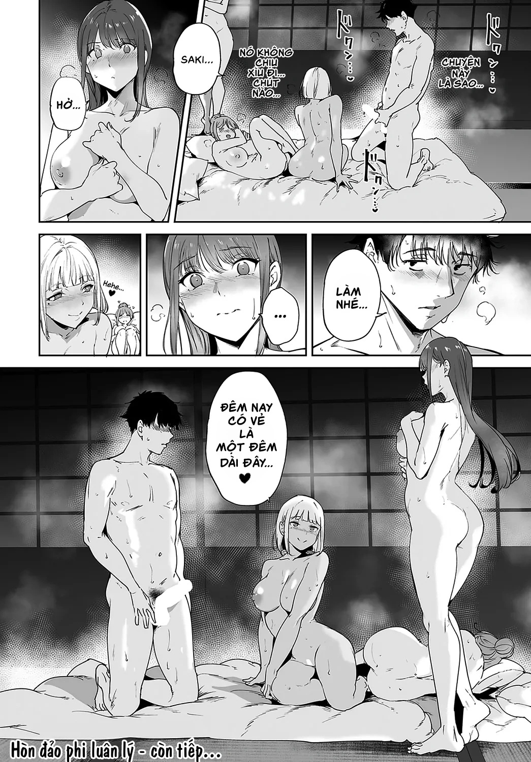 HentaiVN.net - Ảnh 38 - Hòn đảo phi luân lý - Chap 3: Tham dự lễ hội với 3 cô em ngọt nước (Phần đầu).