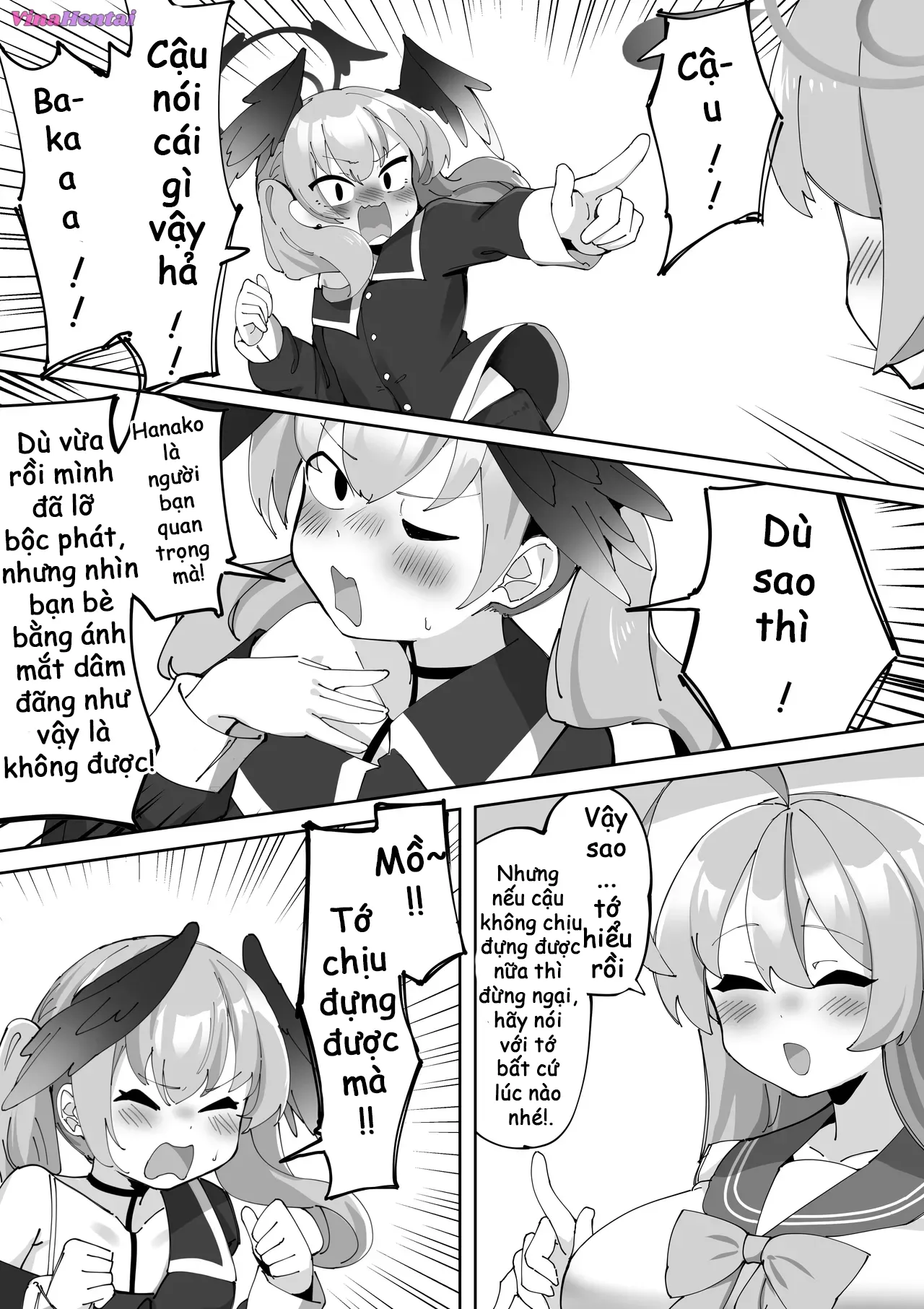 HentaiVN.net - Ảnh 38 - Futanari Koharu-chan vs Hanako-chan Manga - Chap 1