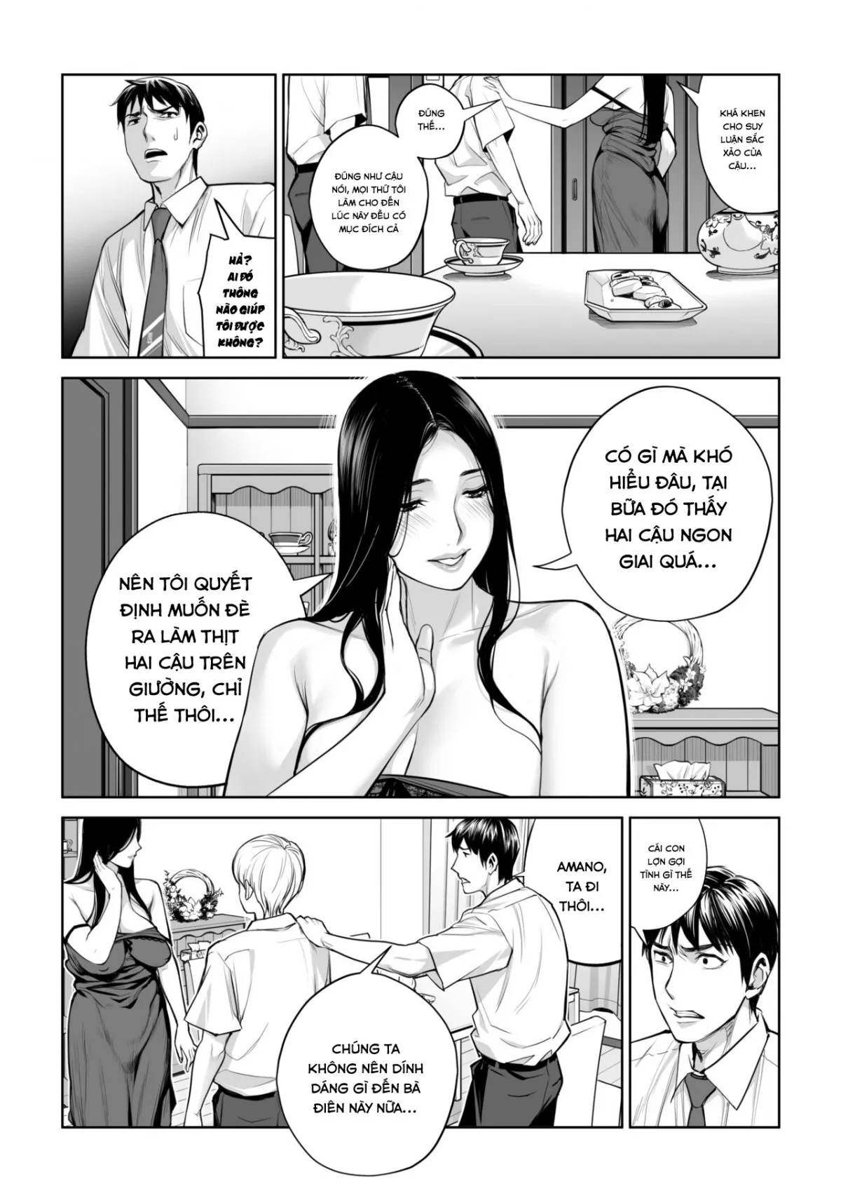 HentaiVN.net - Ảnh 37 - Kurokami Onna no Fudeoroshi ~Himitsu no Heya de Nakadashi Sasete Ageru wa~ - Oneshot