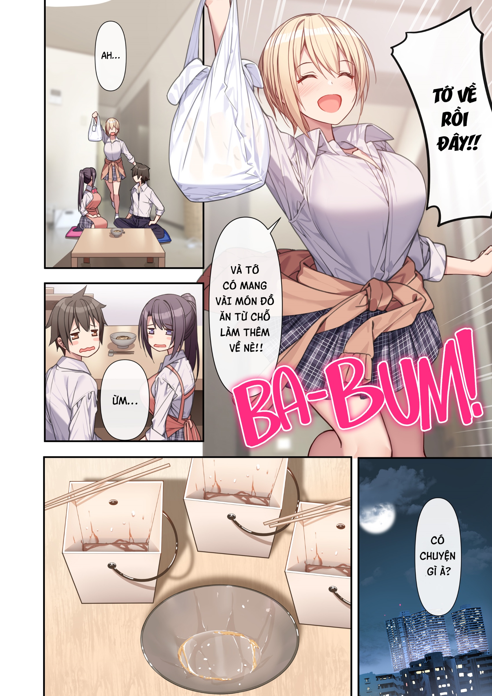 HentaiVN.net - Ảnh 38 - Bạn gái luân phiên - Mối tình tay ba - Oneshot