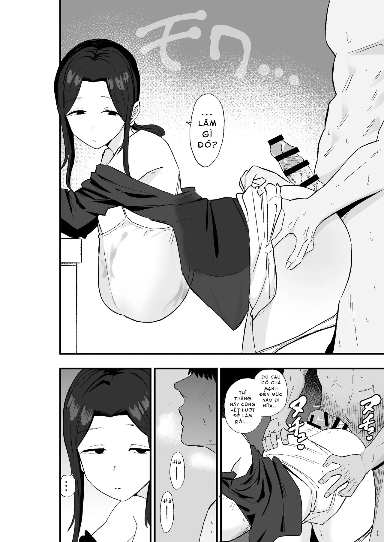 HentaiVN.net - Ảnh 37 - Taihai Tsuma Taihaikei Hitotsuma o Yachin Kawari ni Koki Tsukaeru Hanashi - Oneshot