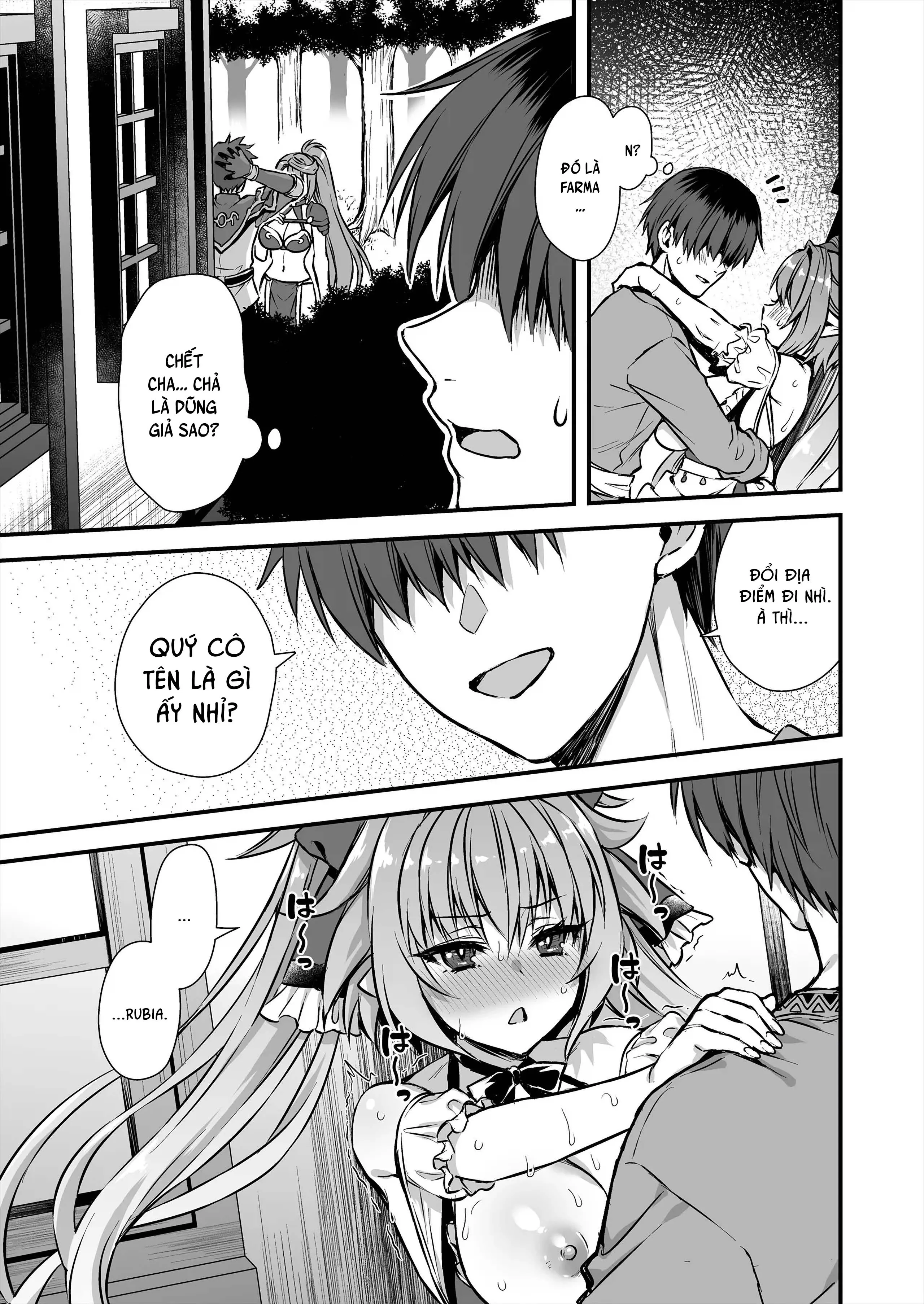 HentaiVN.net - Ảnh 38 - Để mắt đến nàng Elf nóng bỏng ở thế giới khác - Chap 8