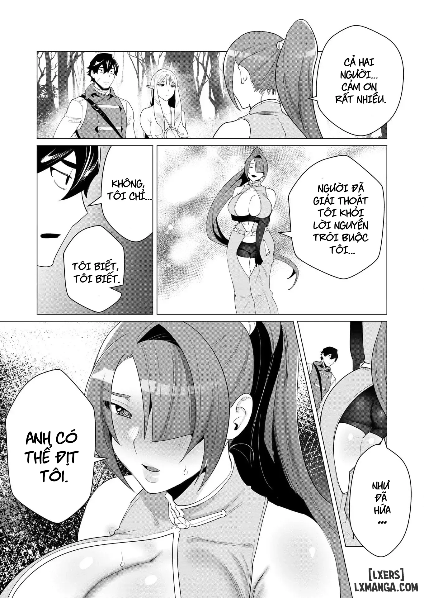 HentaiVN.net - Ảnh 38 - Vị Anh Hùng Muốn “Vợ Người Ta” Làm Phần Thưởng - Chap 2 : Dũng Sĩ x Võ Sư
