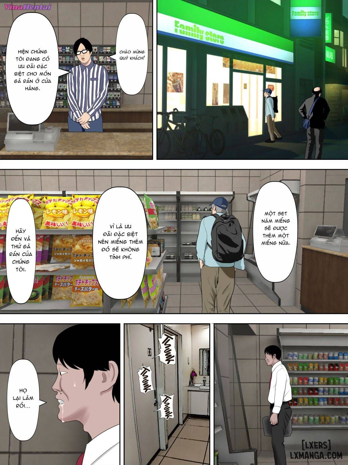 HentaiVN.net - Ảnh 38 - Manbiki Mama to Tencho no Musuko [Shoplifting Mom And Store Manager's Son] - Chapter 6